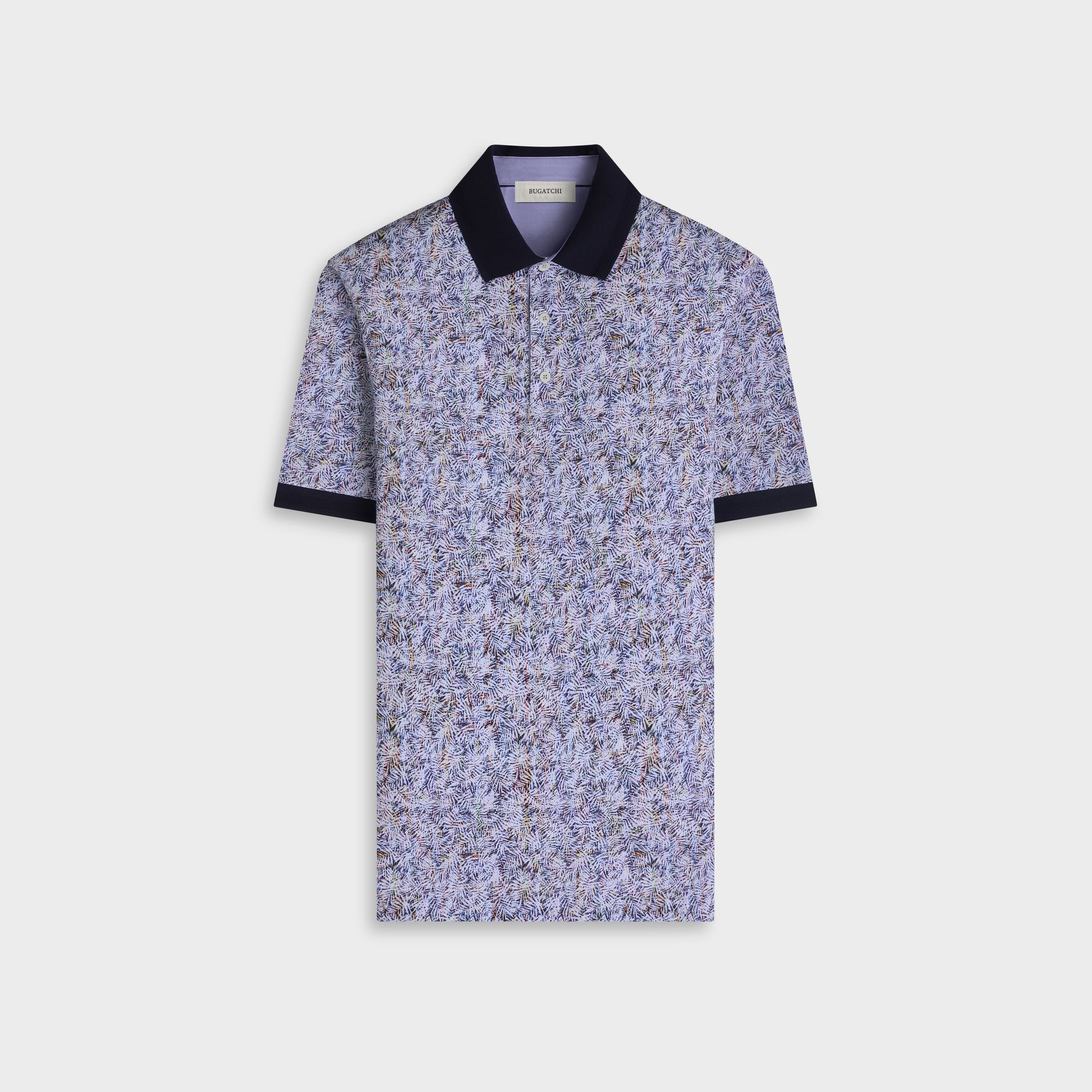 Vasco OoohCotton Leaf Print Polo Shirt