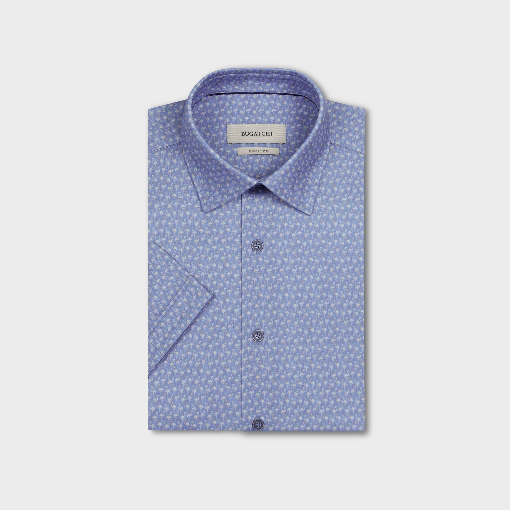Miles OoohCotton Flamingo Short-Sleeve Shirt