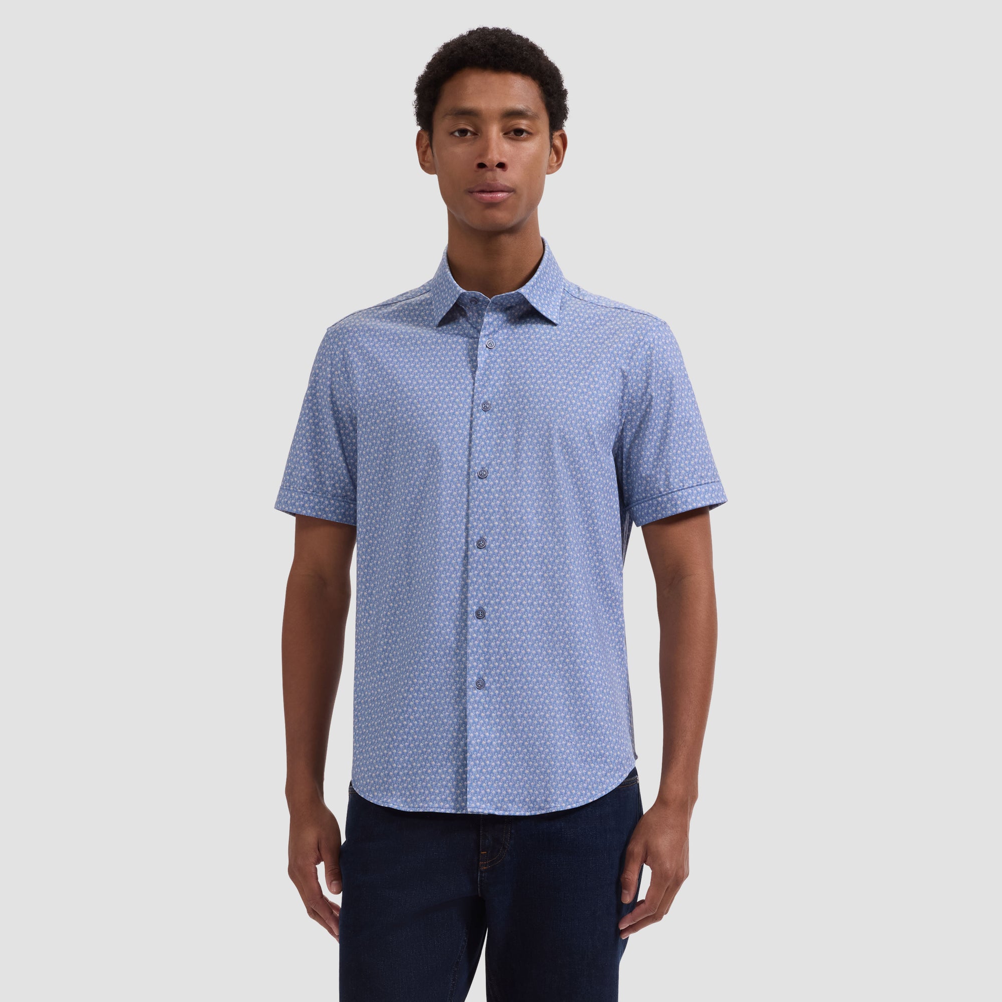 Miles OoohCotton Flamingo Short-Sleeve Shirt