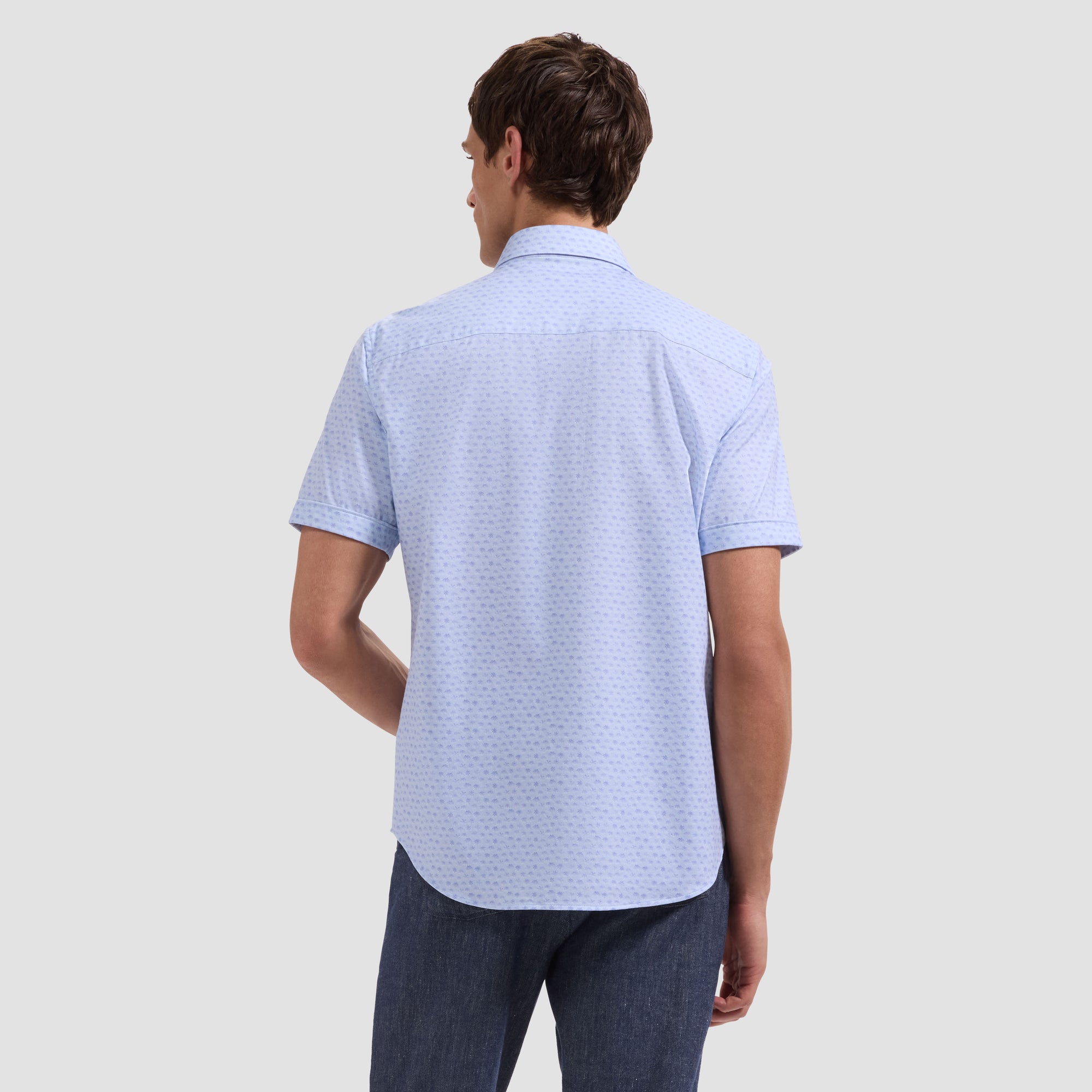 Miles OoohCotton Palm Tree Short-Sleeve Shirt