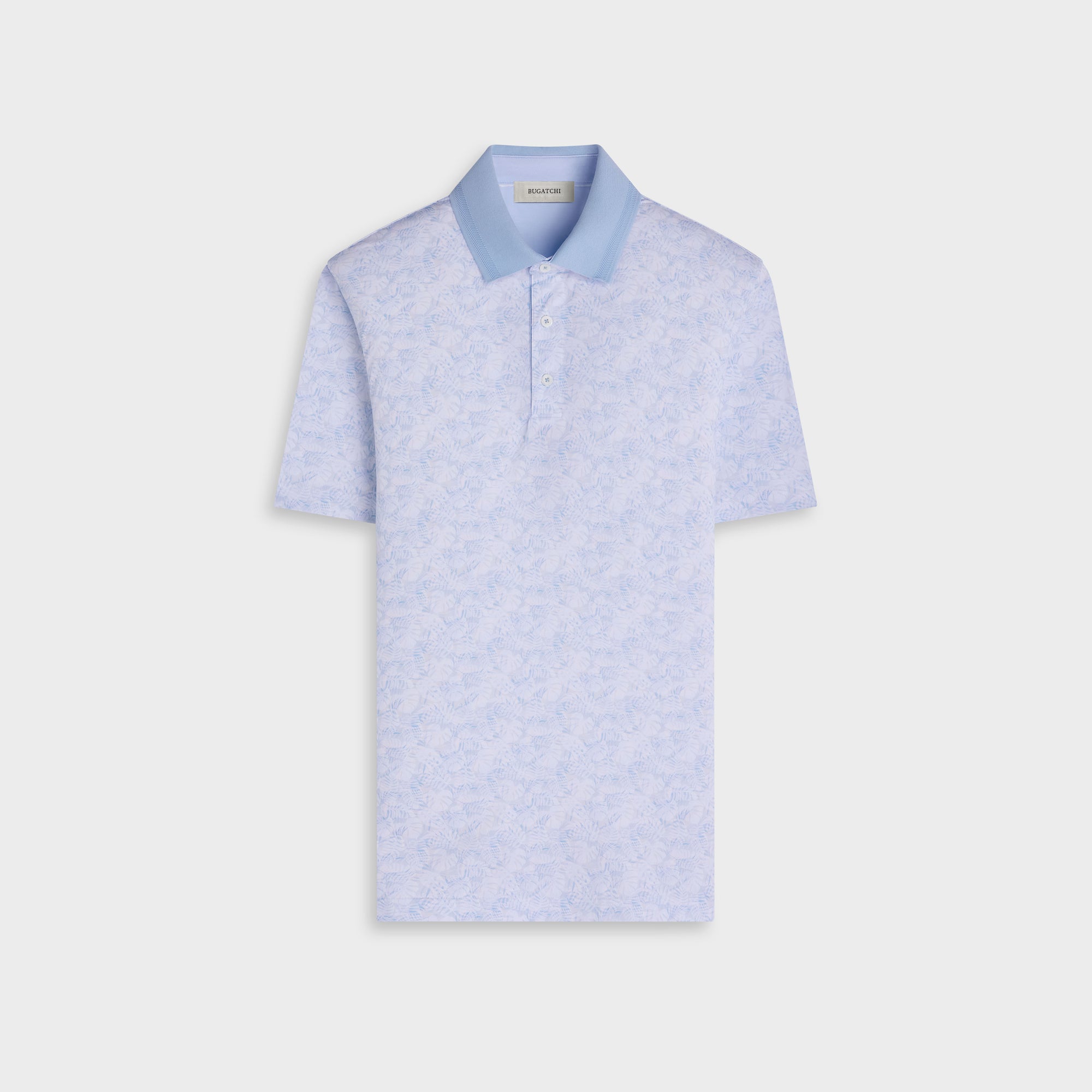Valerian OoohCotton Leaf Print Polo Shirt