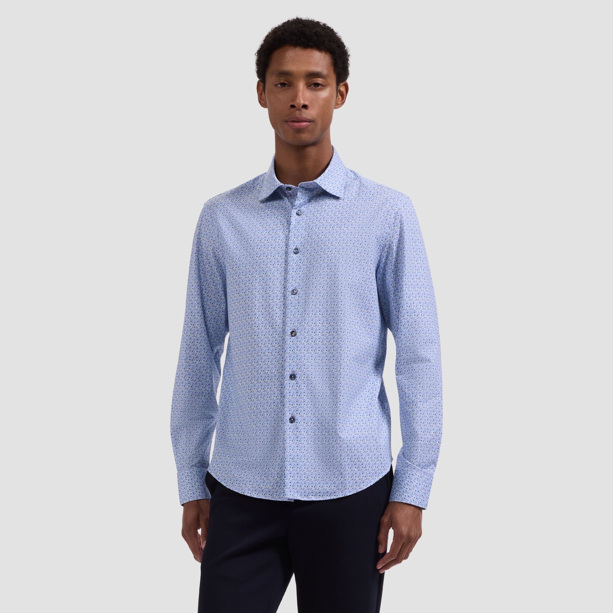 James OoohCotton Geometric Shirt