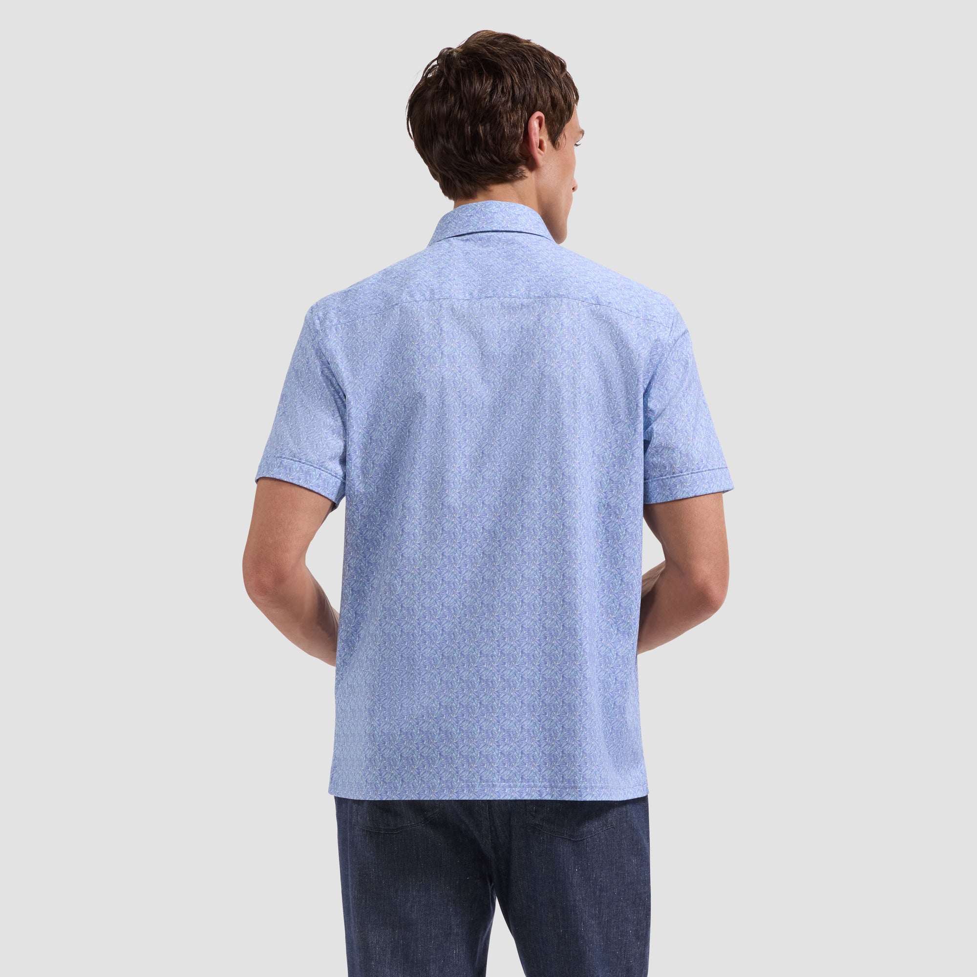 Milo OoohCotton Leaf Print Short-Sleeve Shirt