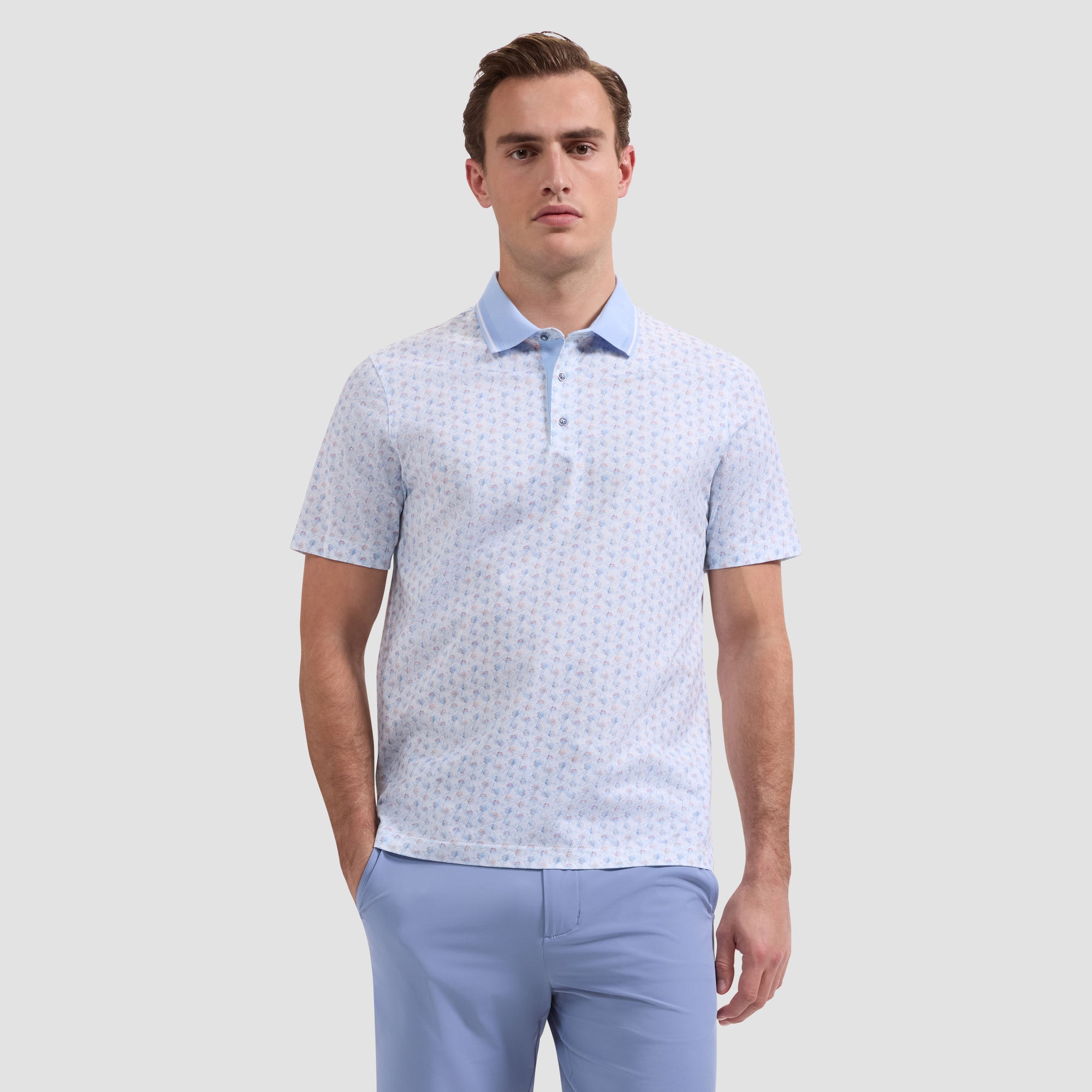 Vidal OoohCotton Floral Polo Shirt