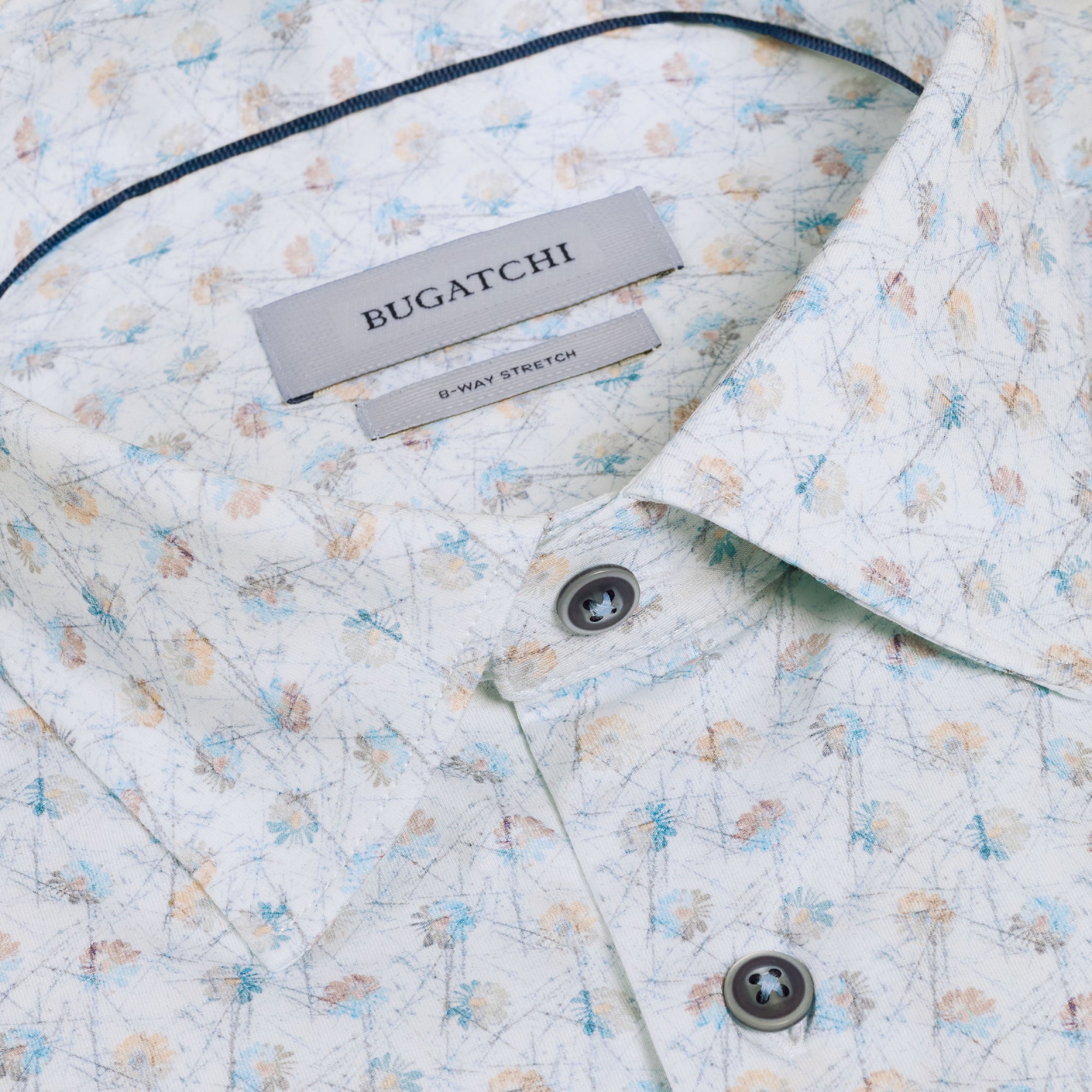 Miles OoohCotton Floral Short-Sleeve Shirt