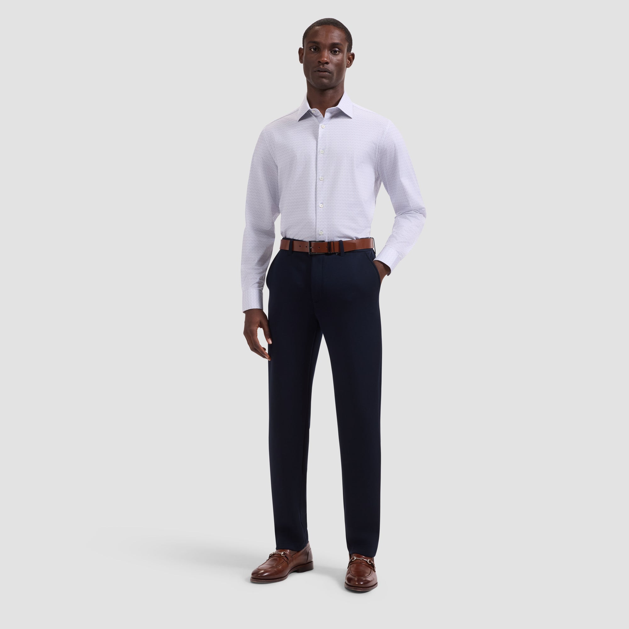 James OoohCotton Geometric Shirt