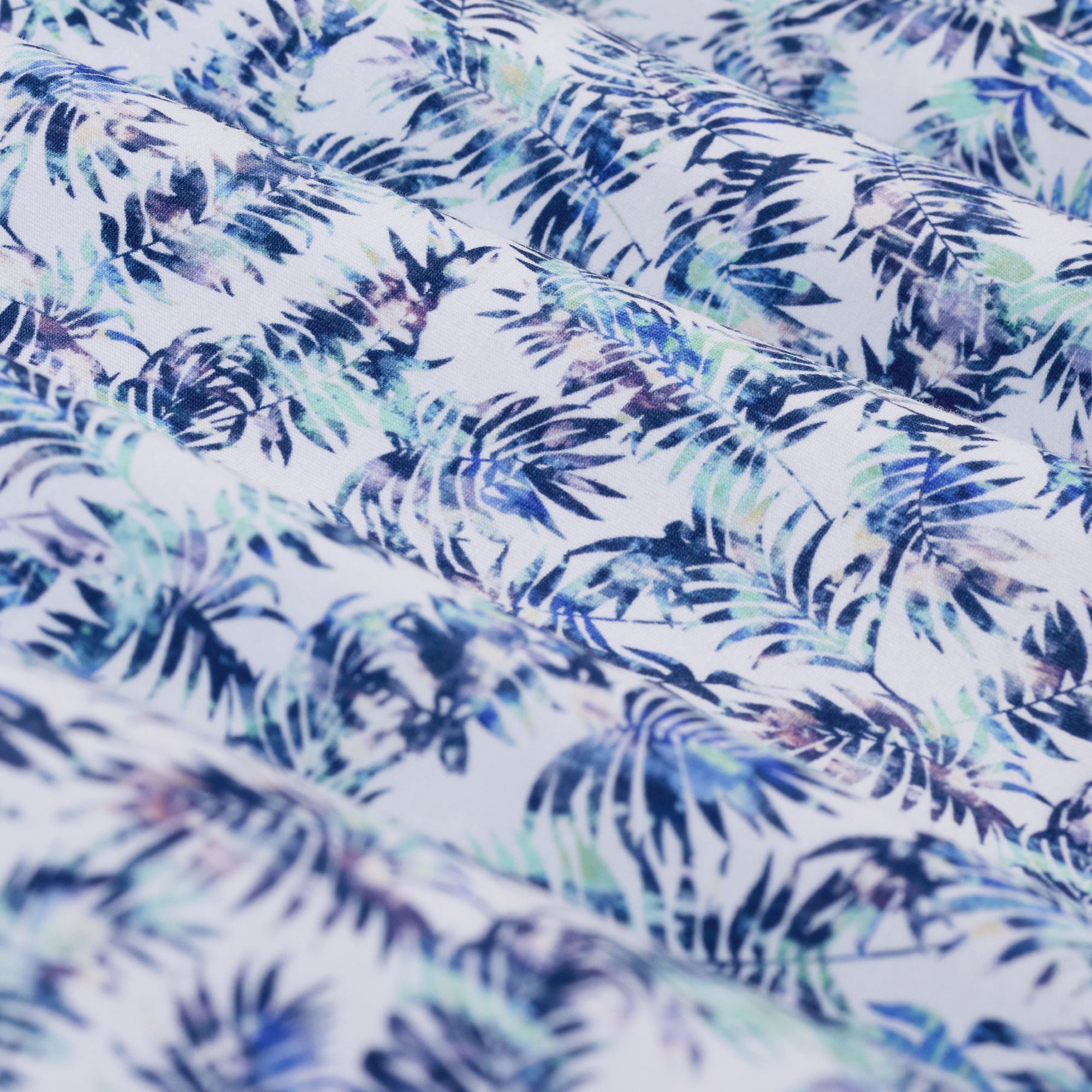 Miles OoohCotton Palm Print Short-Sleeve Shirt