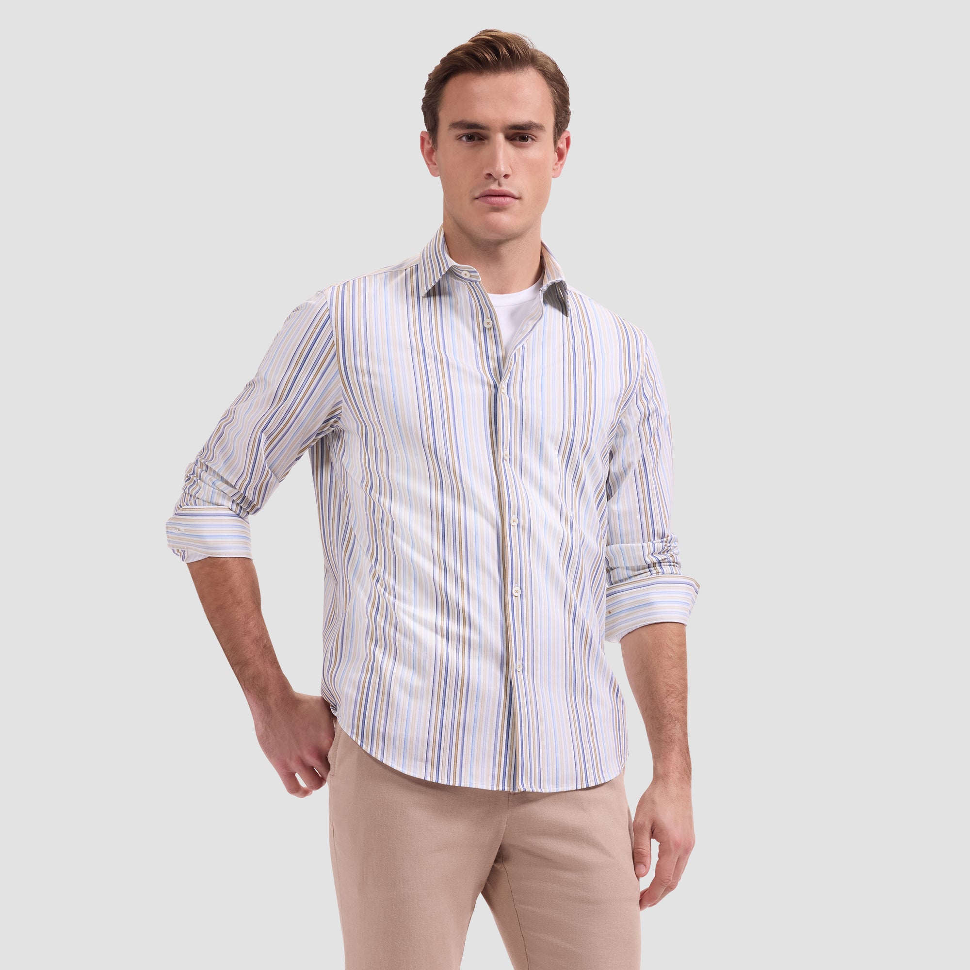 James OoohCotton Striped Shirt