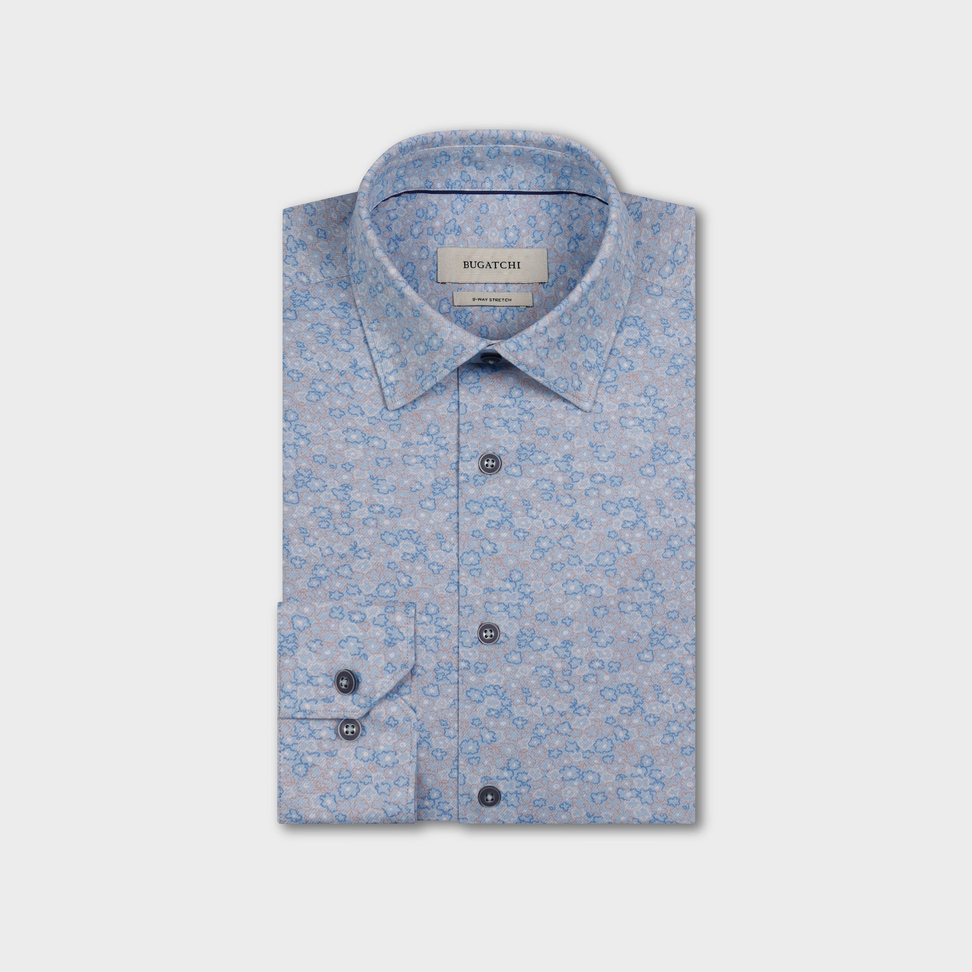 James OoohCotton Abstract Floral Shirt