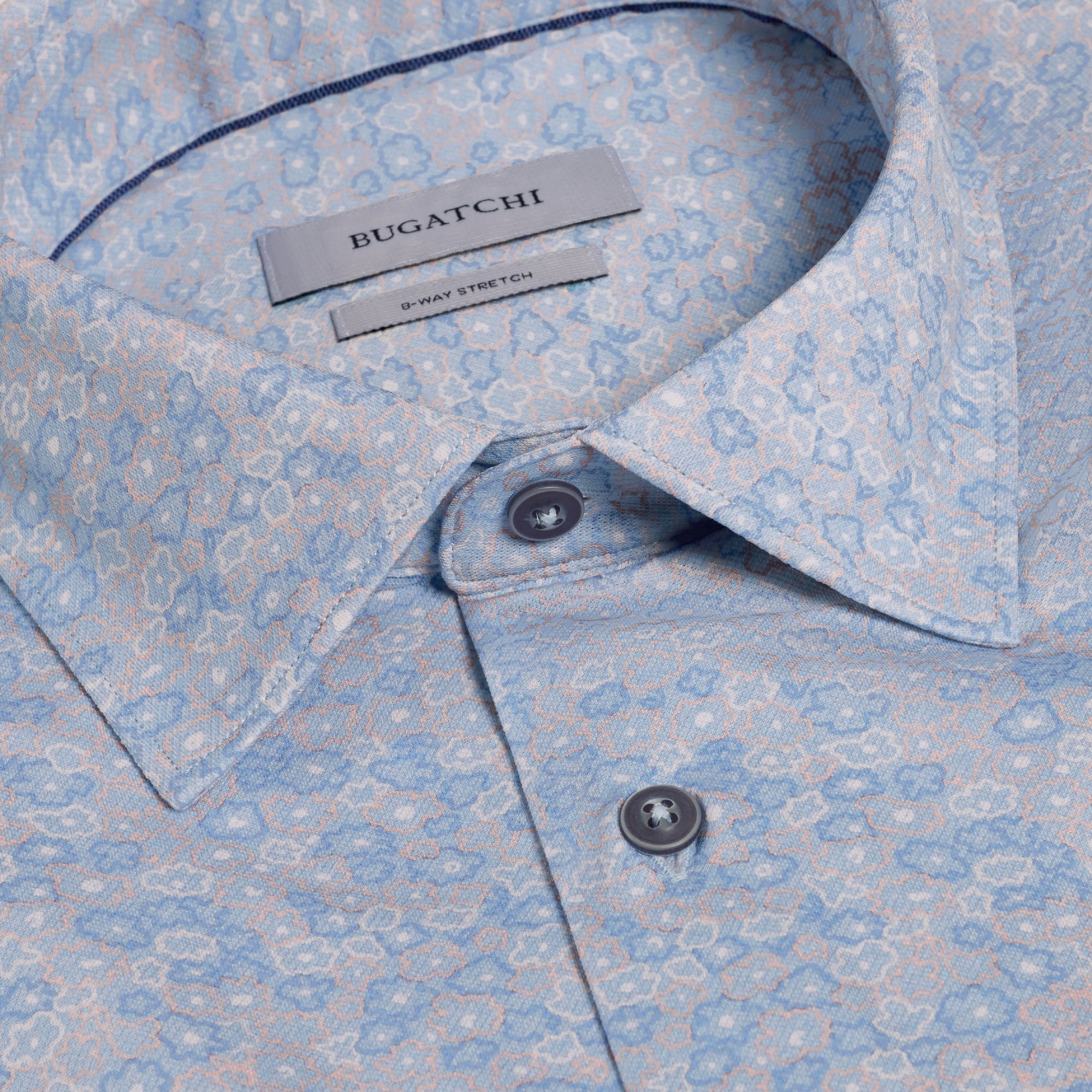 James OoohCotton Abstract Floral Shirt