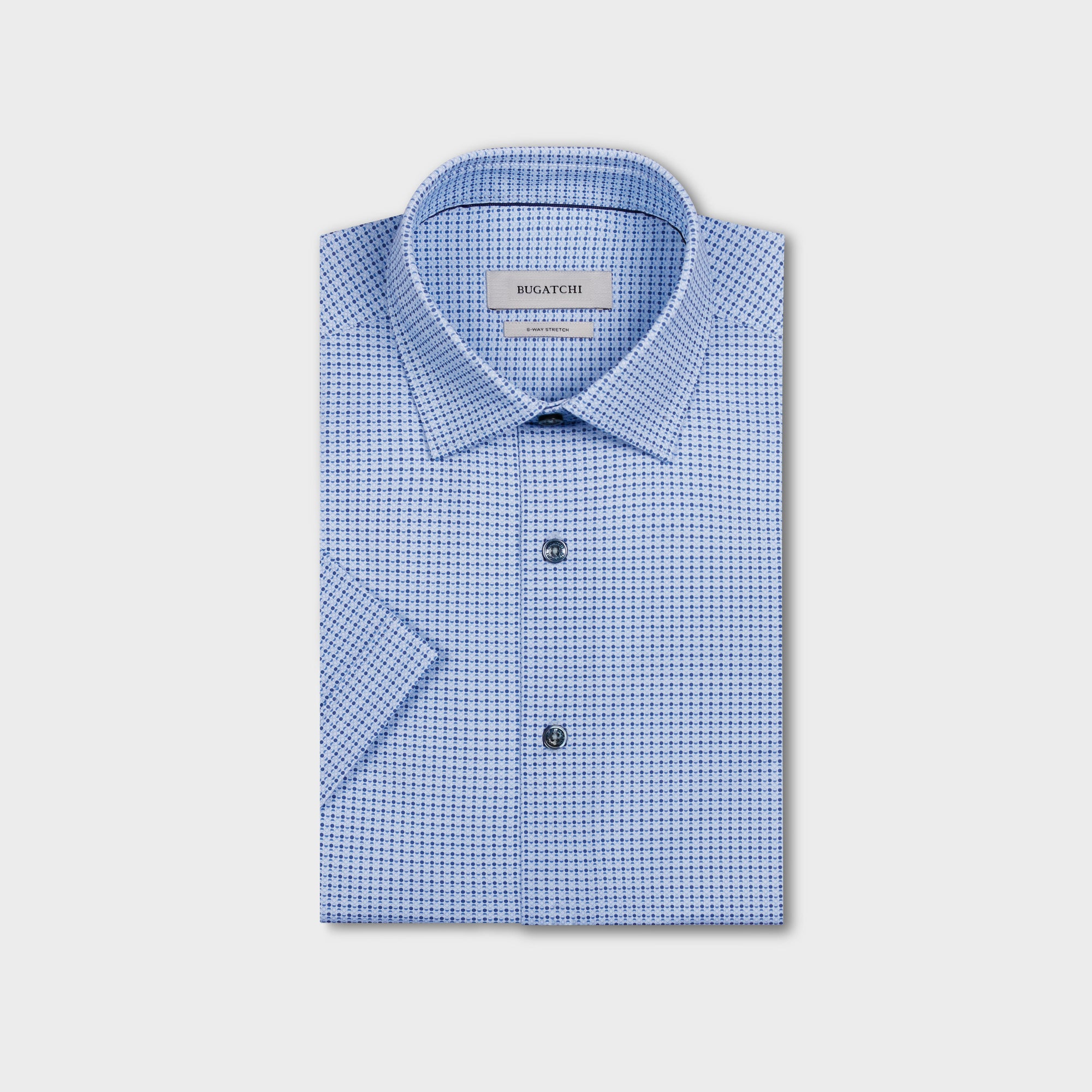 Miles OoohCotton Geometric Short-Sleeve Shirt