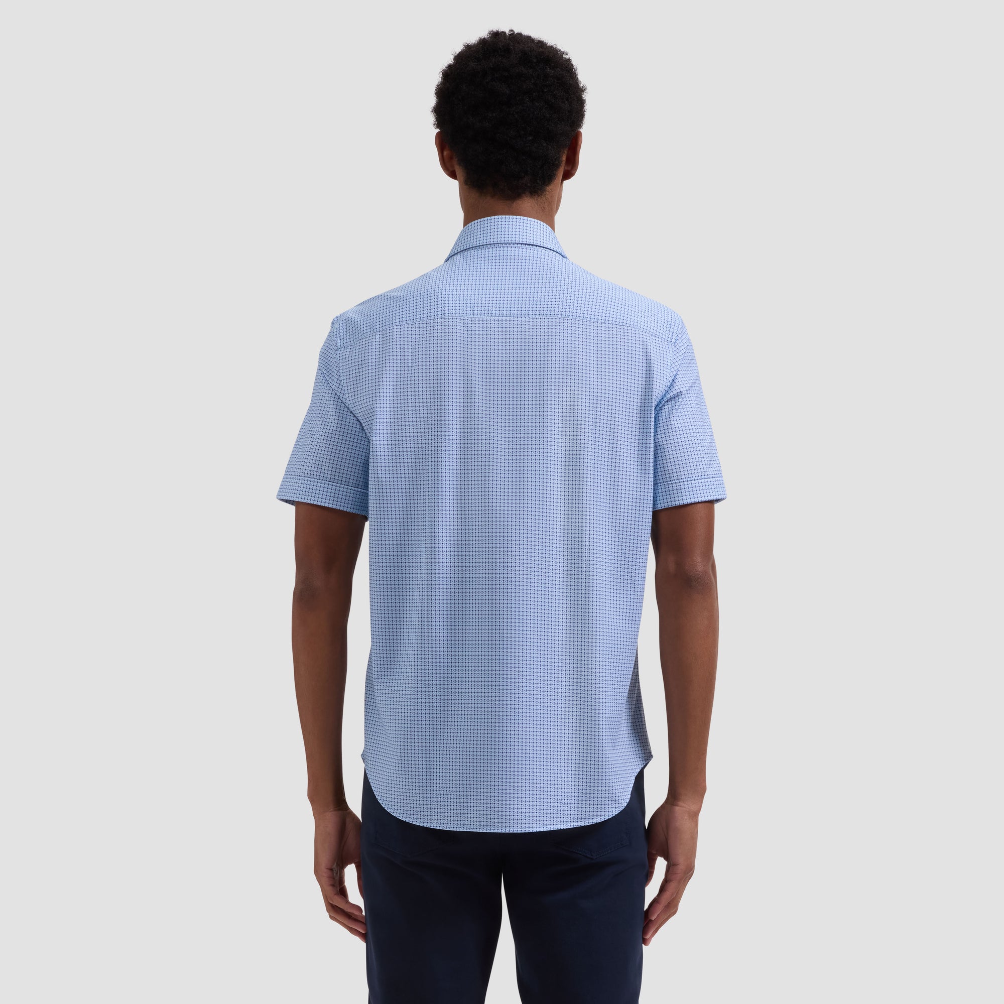 Miles OoohCotton Geometric Short-Sleeve Shirt