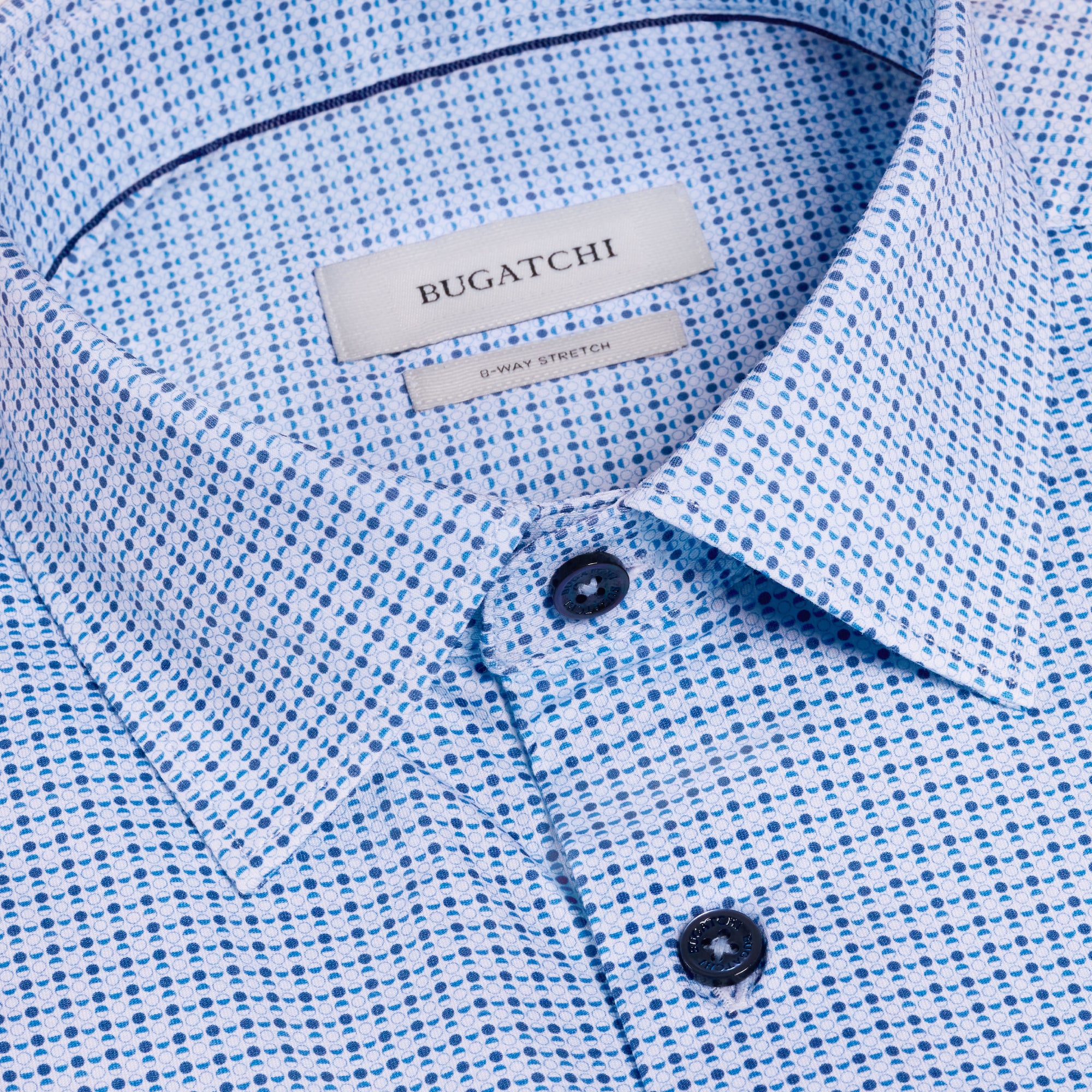 Miles OoohCotton Geometric Short-Sleeve Shirt