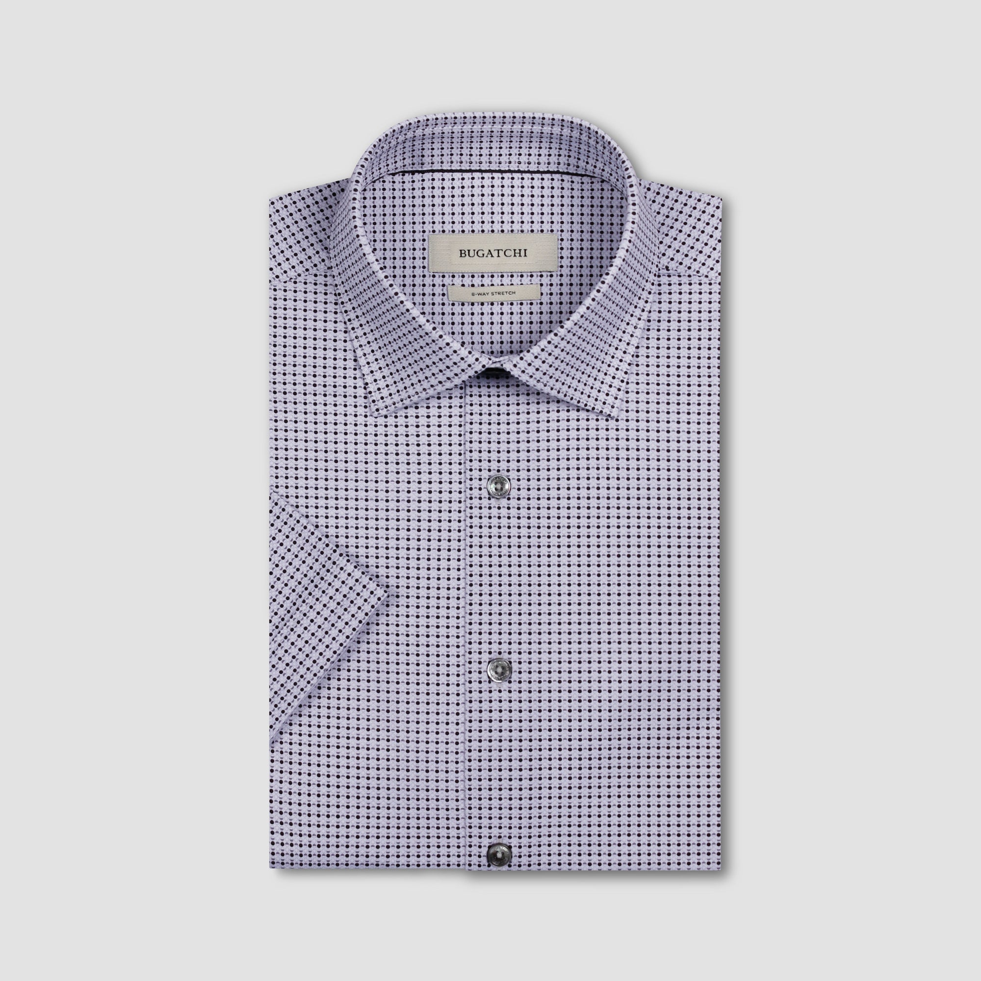 Miles OoohCotton Geometric Short-Sleeve Shirt