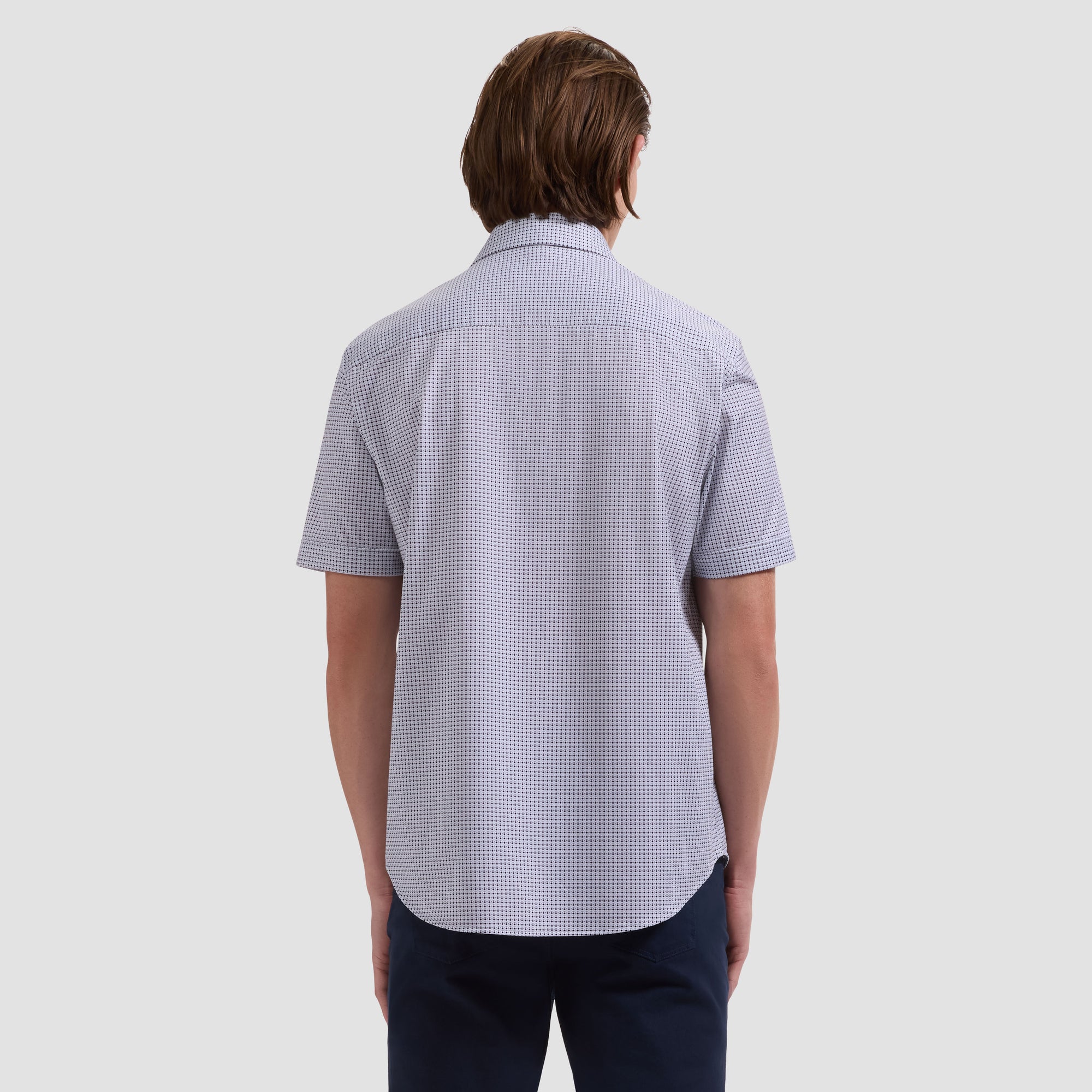 Miles OoohCotton Geometric Short-Sleeve Shirt