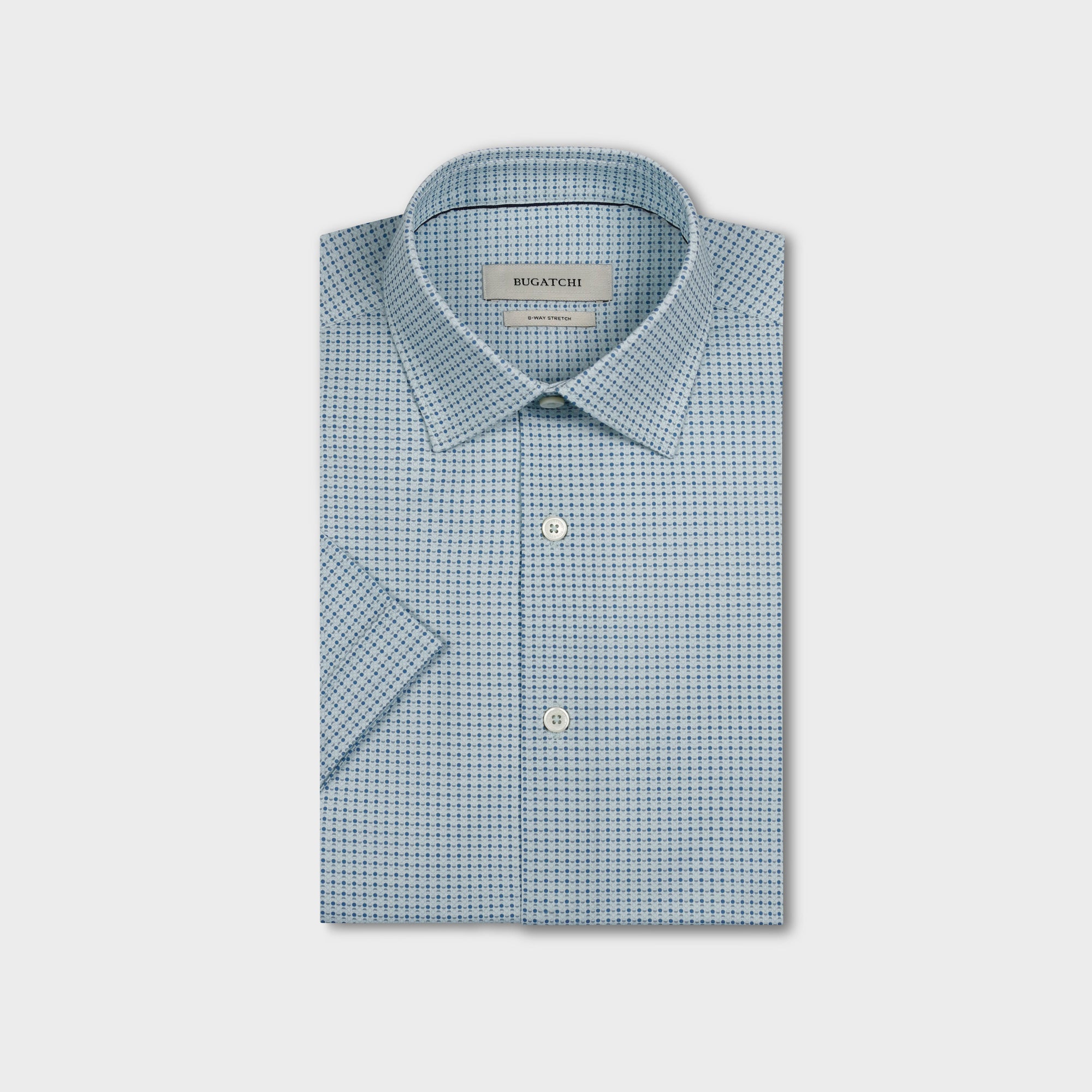 Miles OoohCotton Geometric Short-Sleeve Shirt