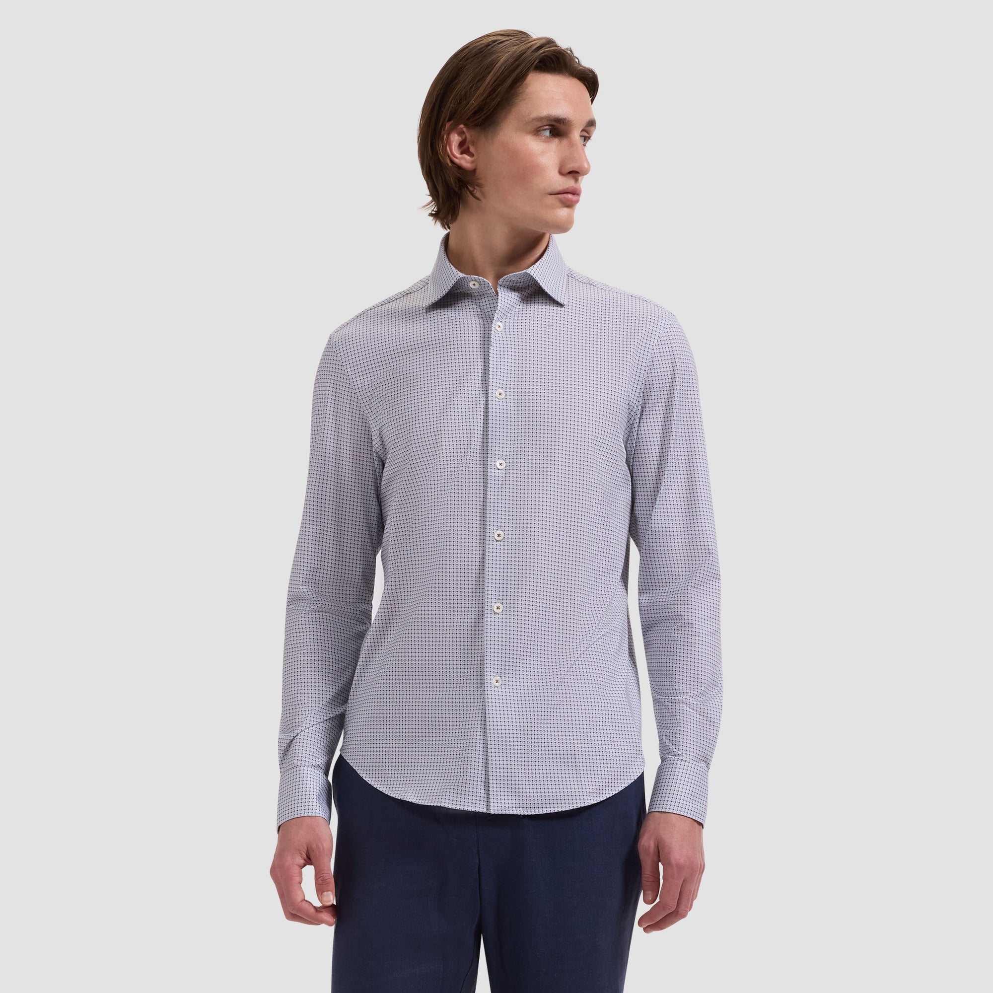 James OoohCotton Geometric Shirt