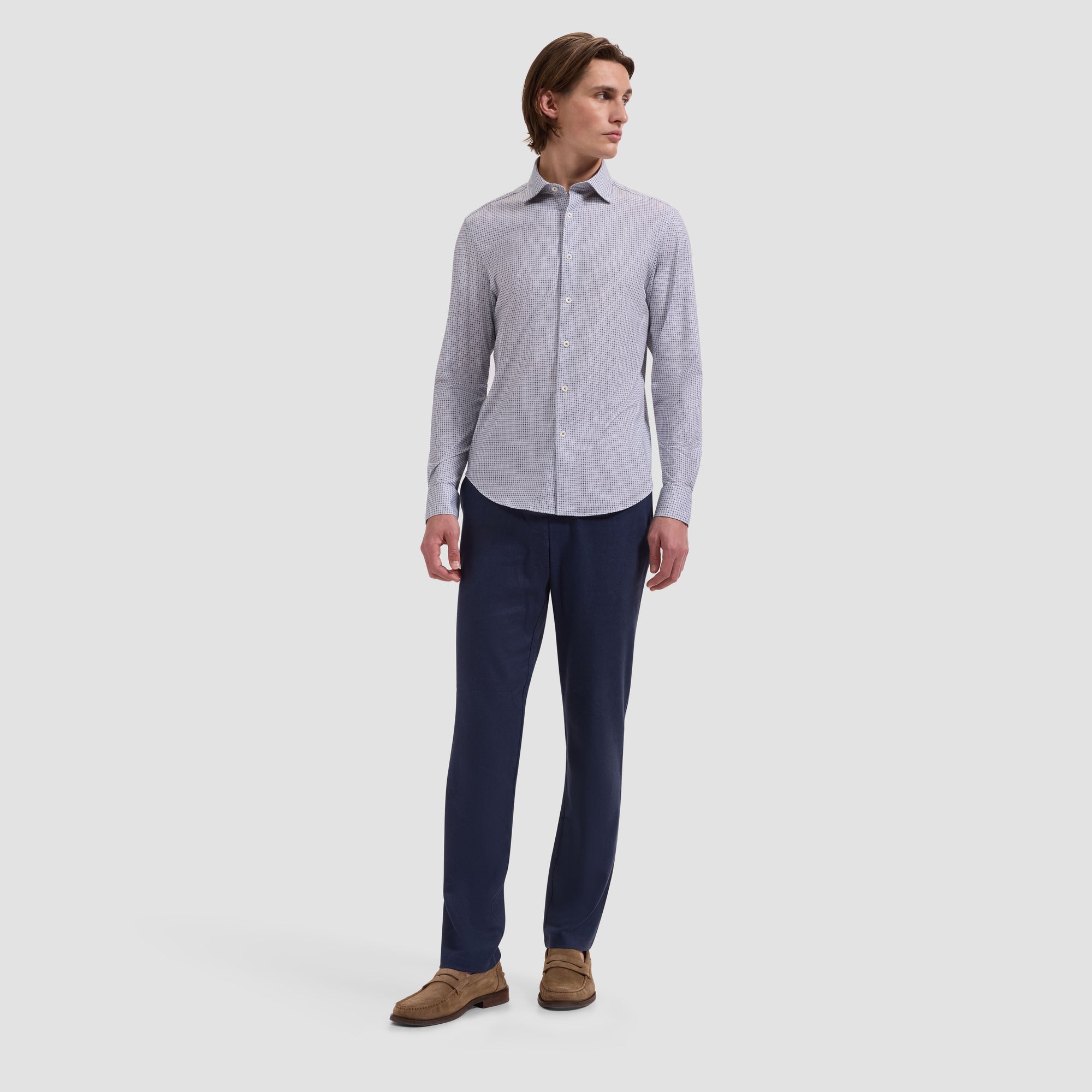 James OoohCotton Geometric Shirt