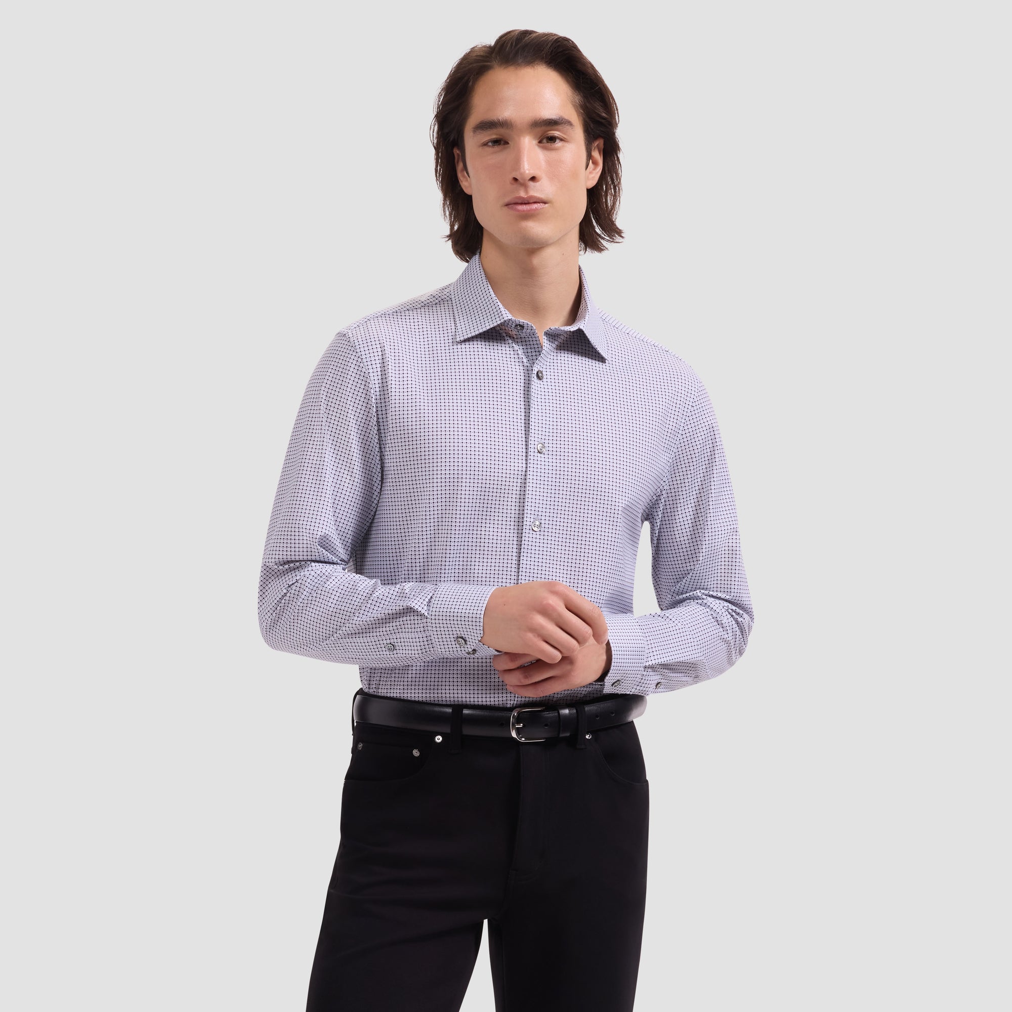 James OoohCotton Geometric Shirt