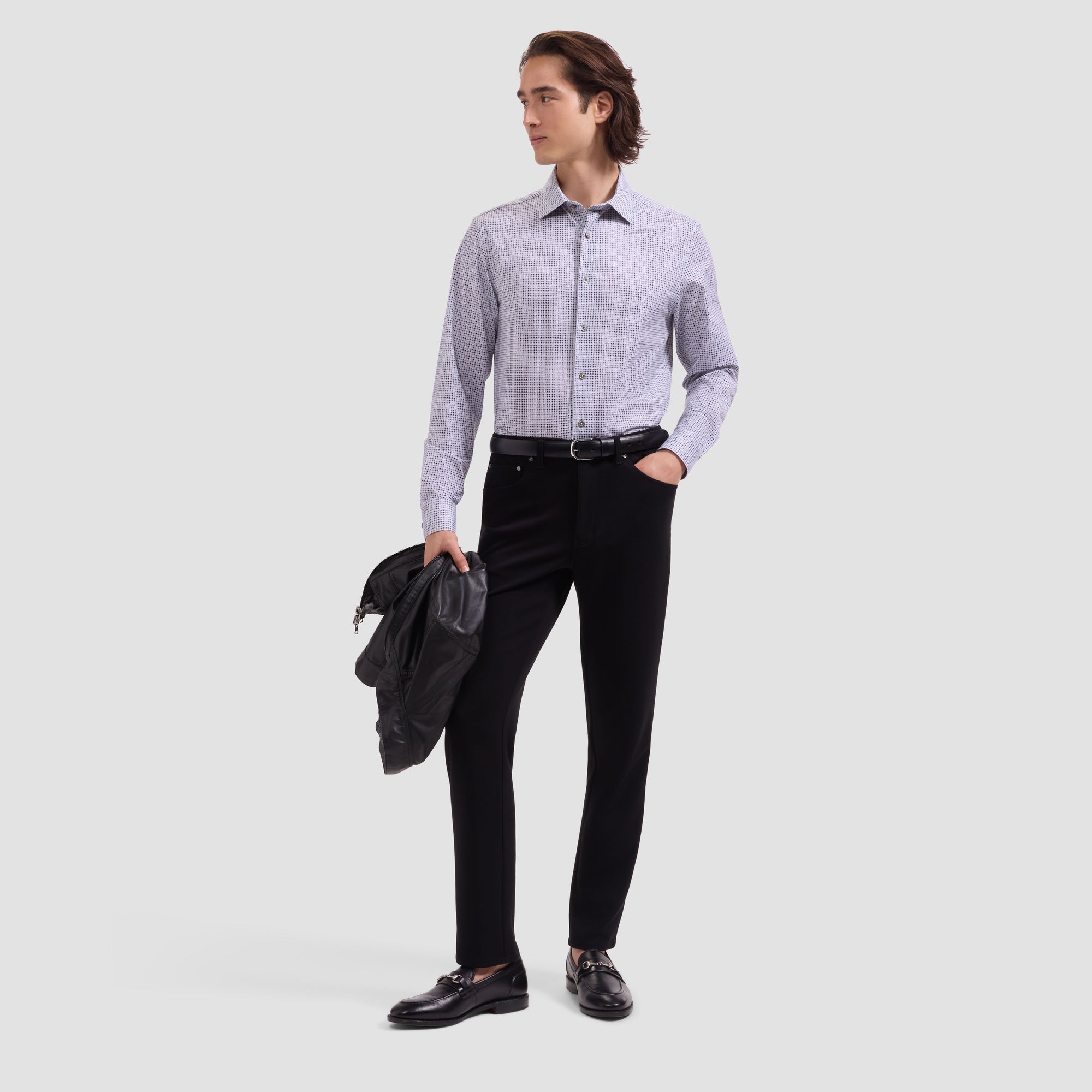 James OoohCotton Geometric Shirt