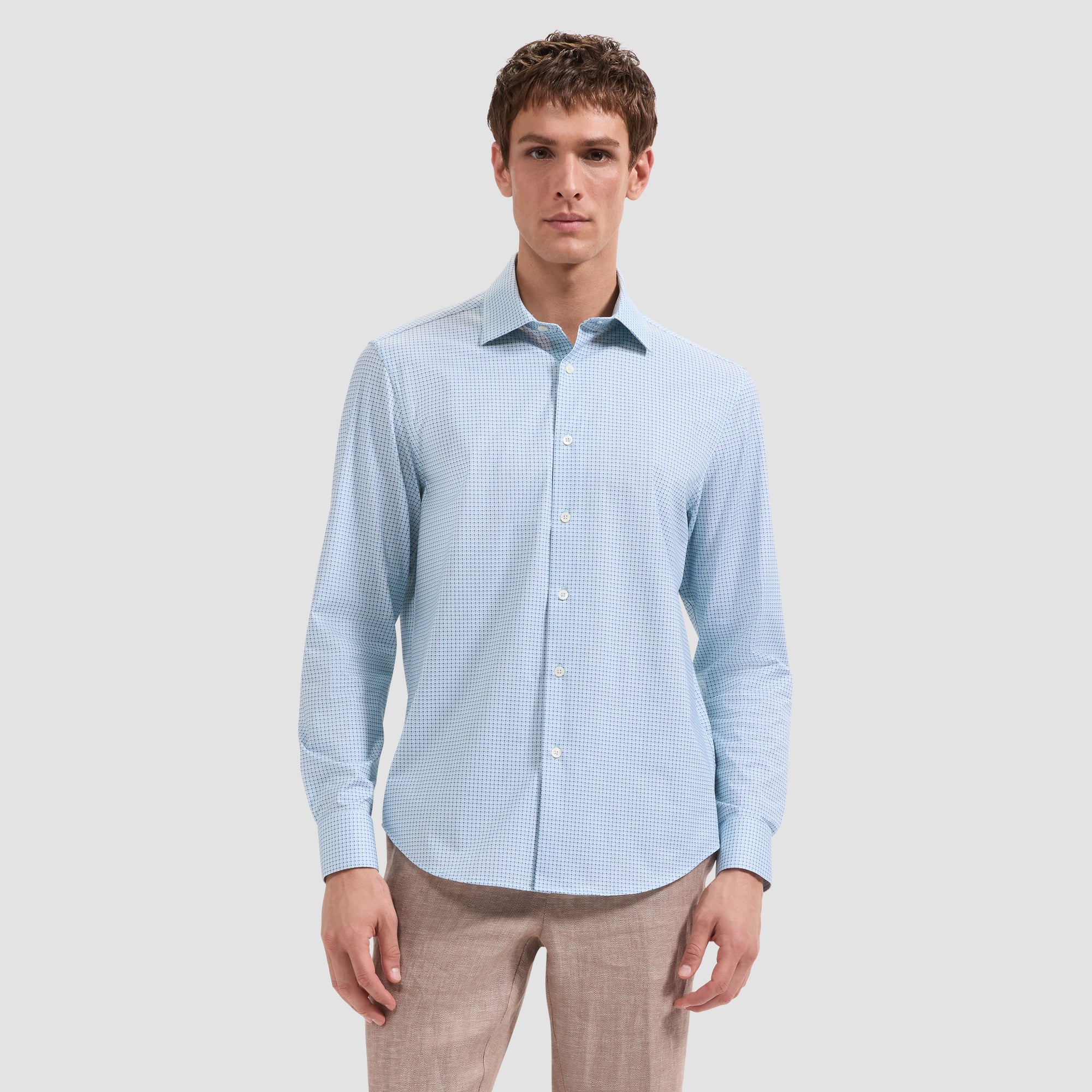 James OoohCotton Geometric Shirt