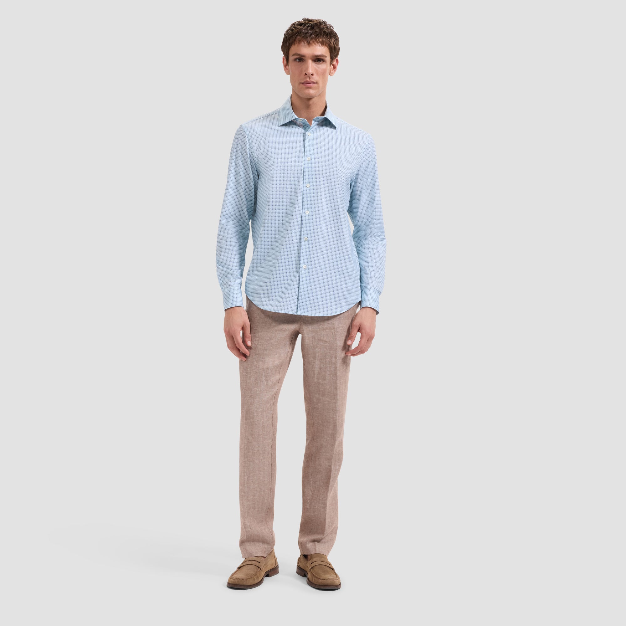 James OoohCotton Geometric Shirt