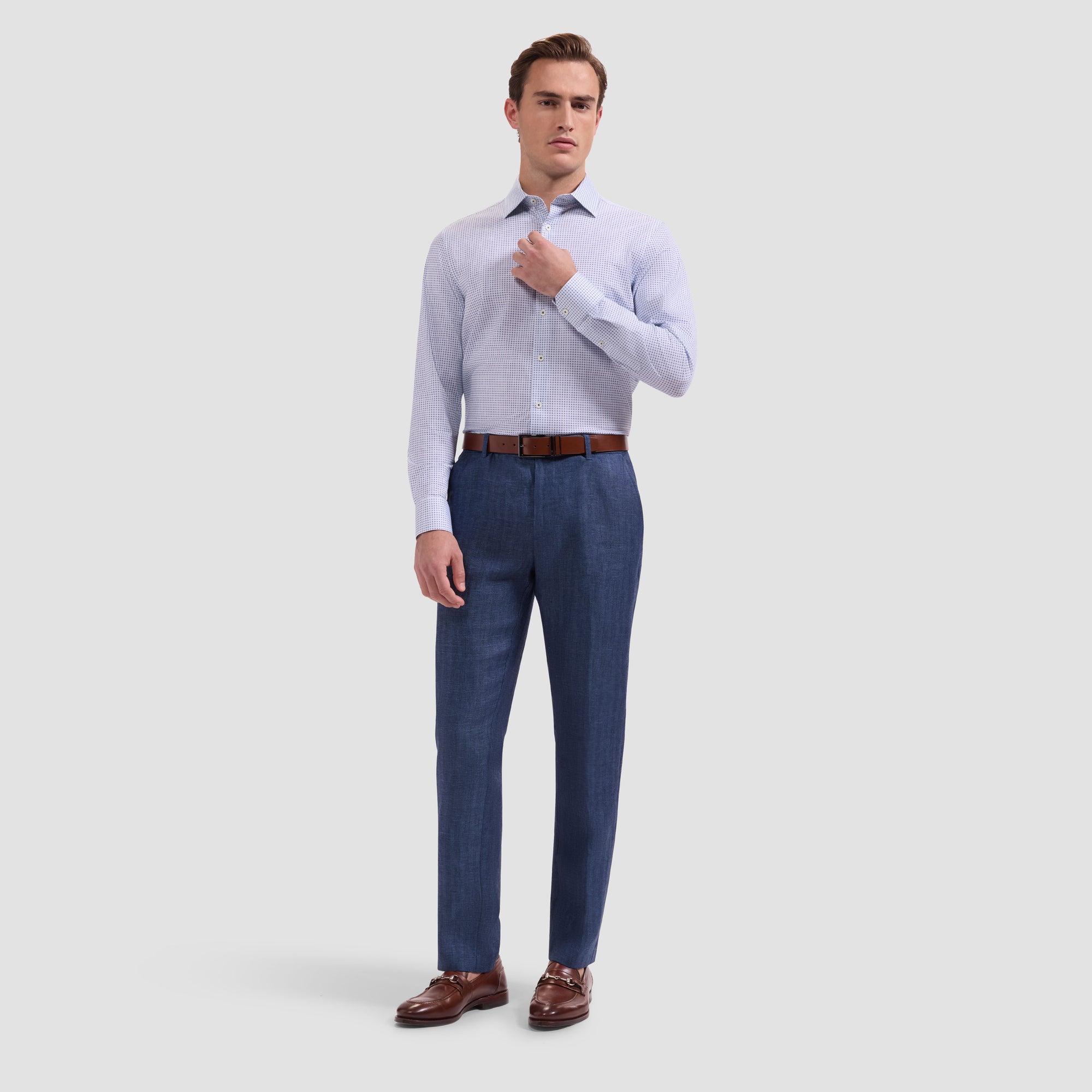 James OoohCotton Geometric Shirt