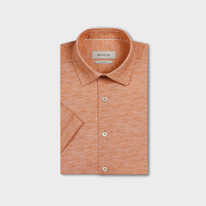 Miles OoohCotton Melange Short-Sleeve Shirt