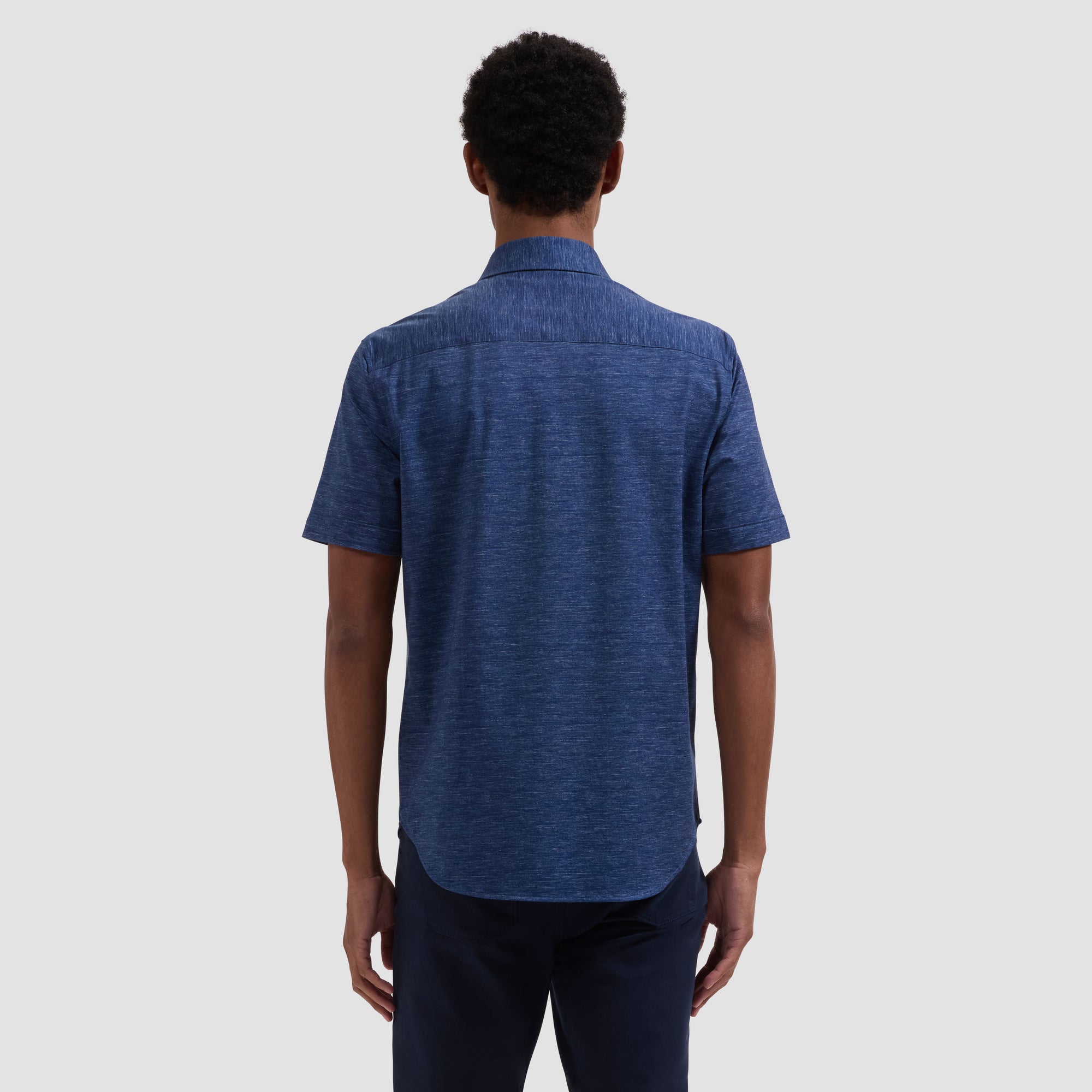 Miles OoohCotton Melange Short-Sleeve Shirt