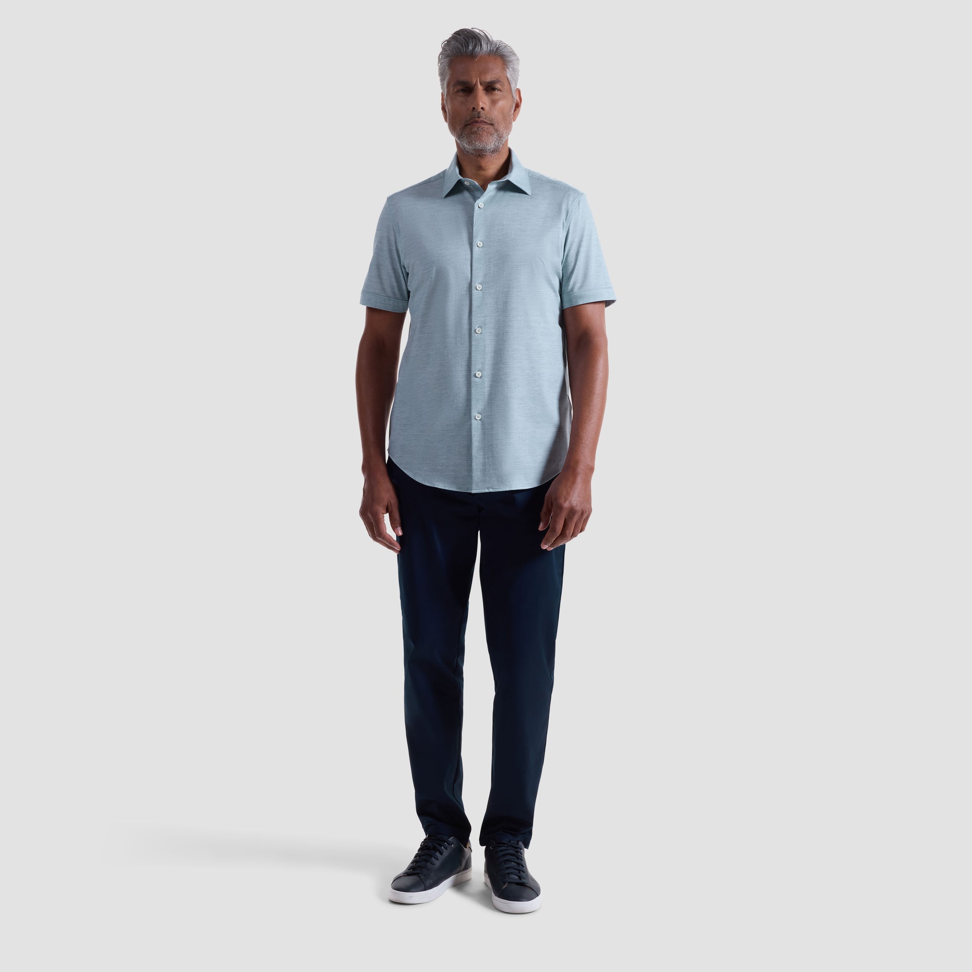 Miles OoohCotton Melange Short-Sleeve Shirt