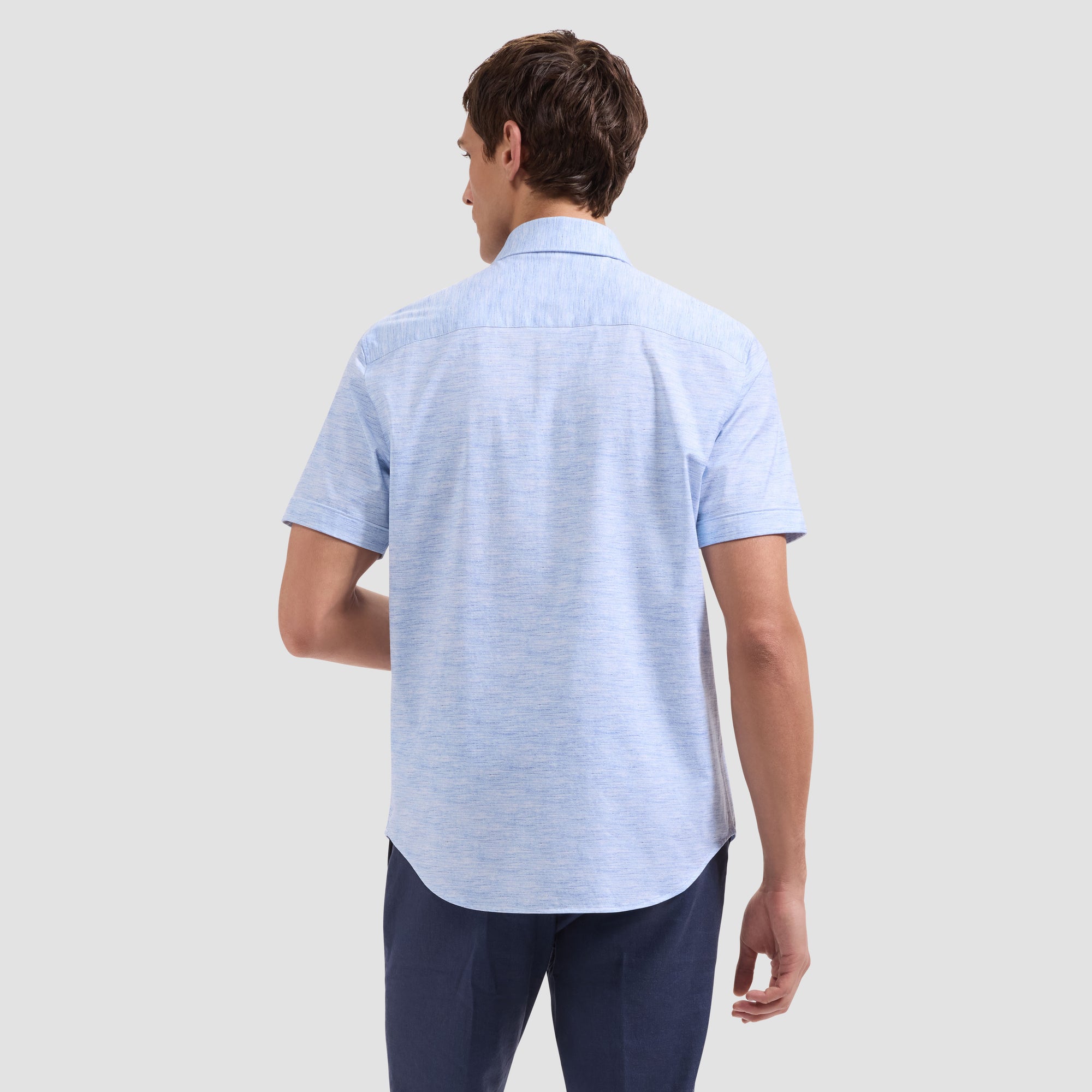 Miles OoohCotton Melange Short-Sleeve Shirt