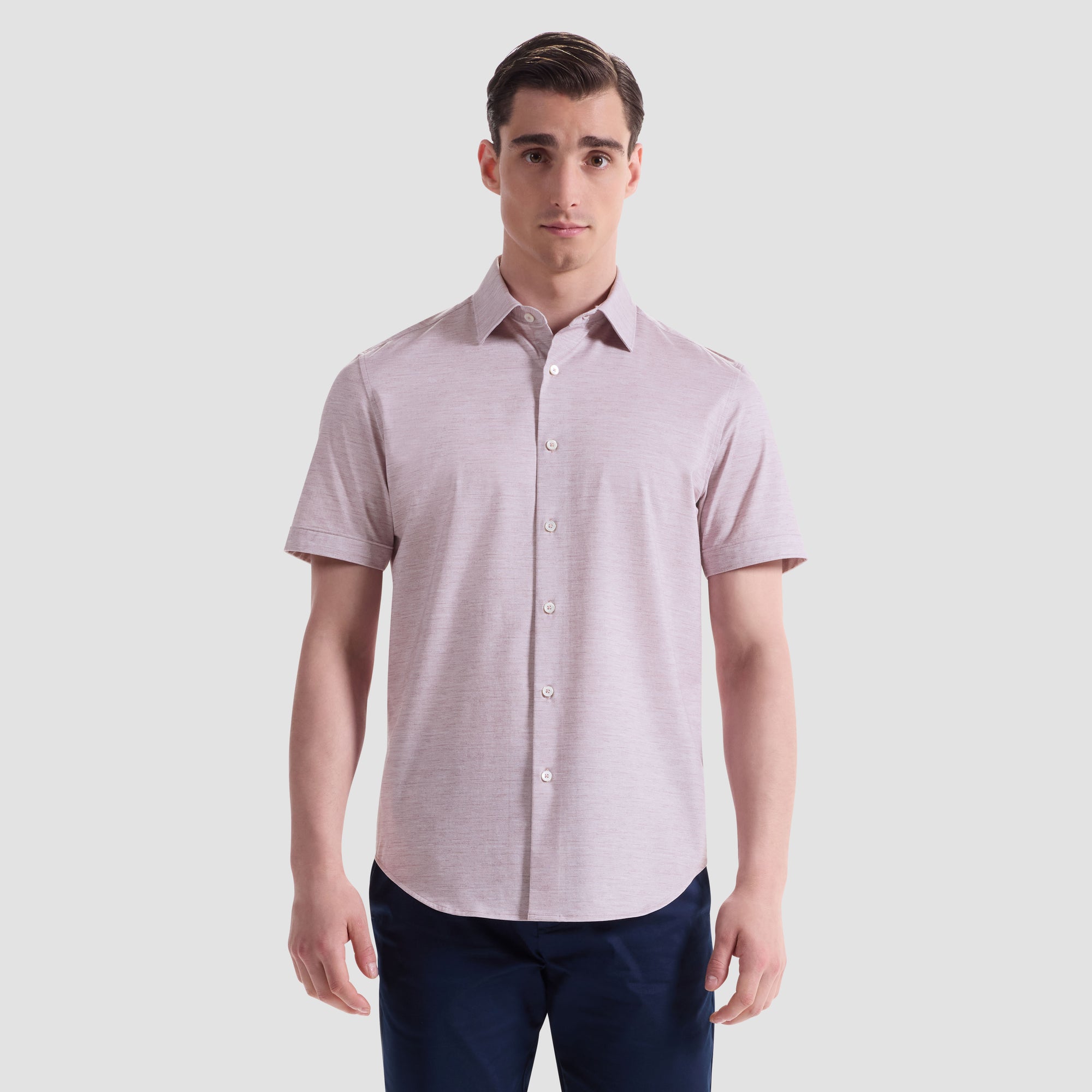Miles OoohCotton Melange Short-Sleeve Shirt