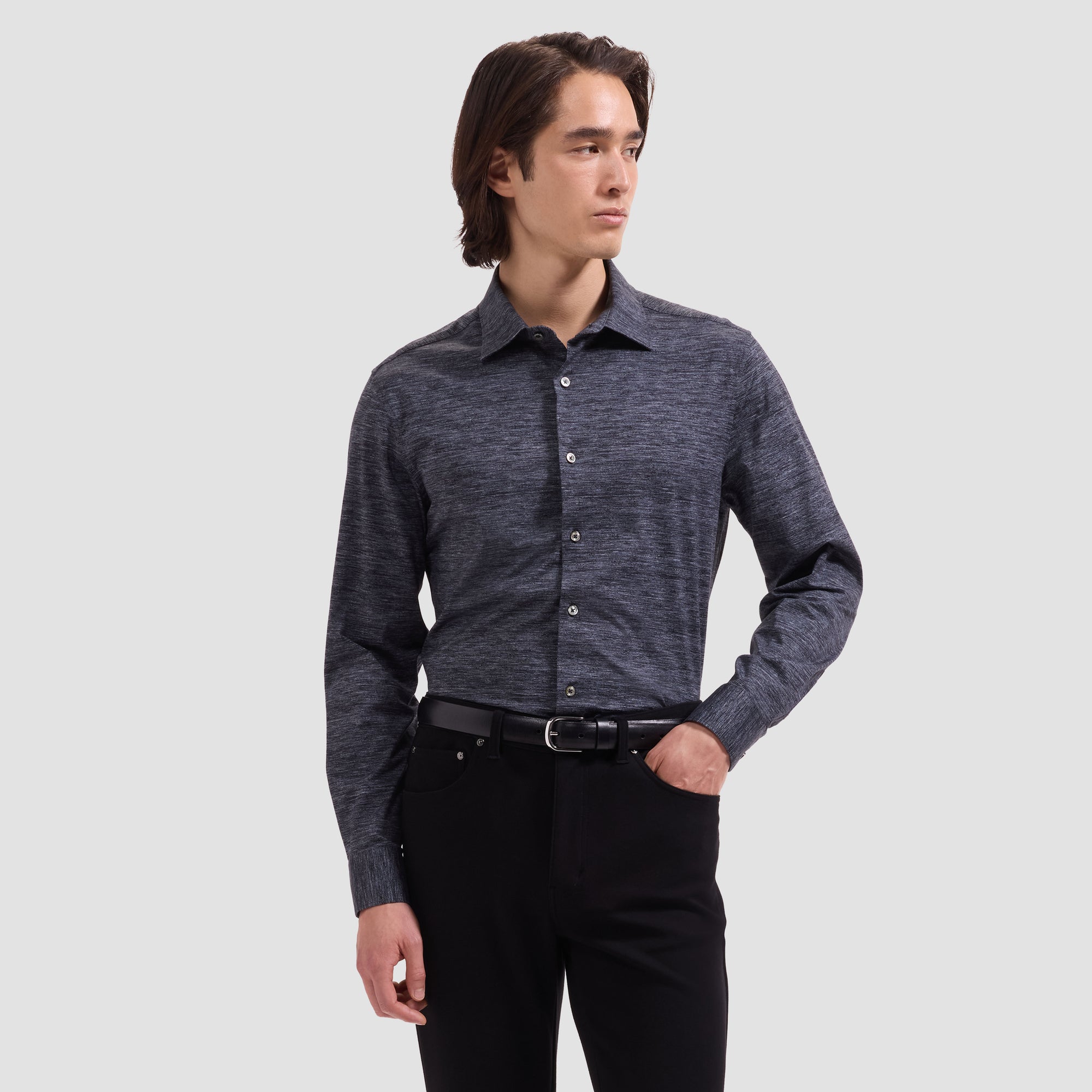 James OoohCotton Melange Shirt