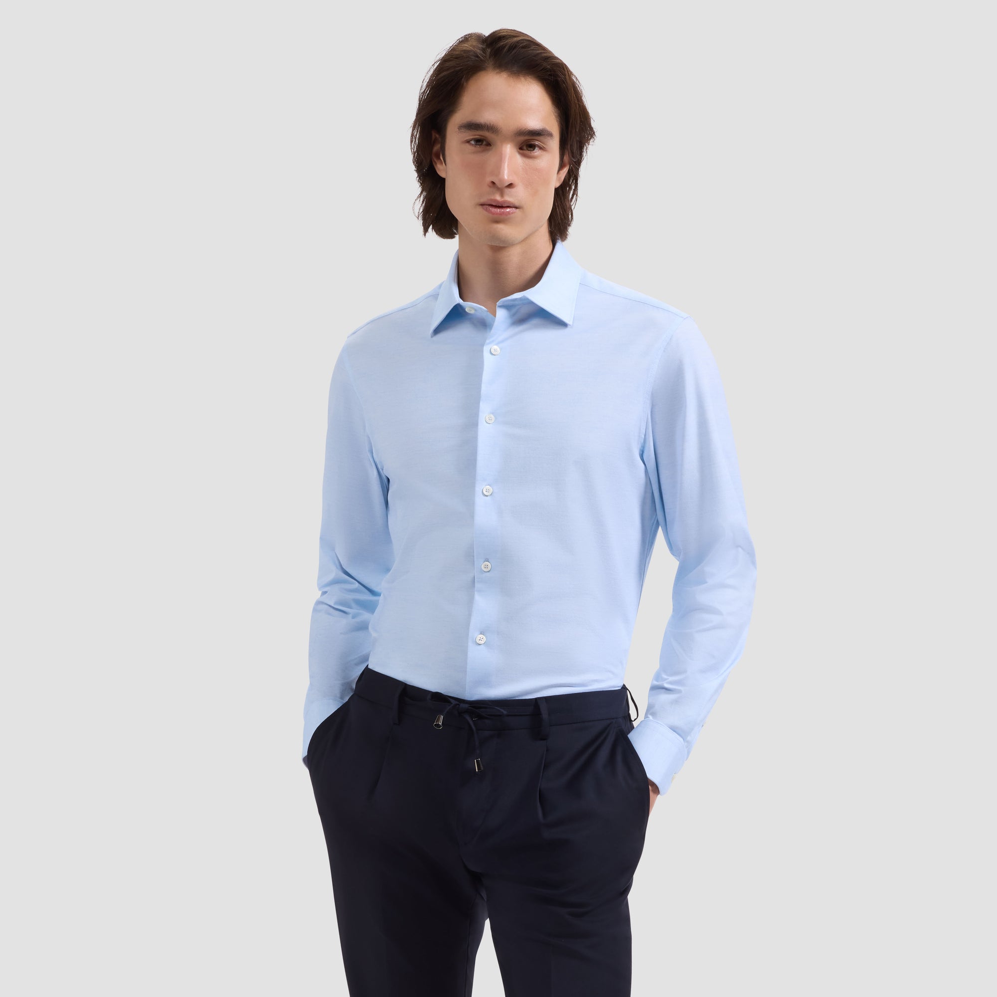 James OoohCotton Melange Shirt