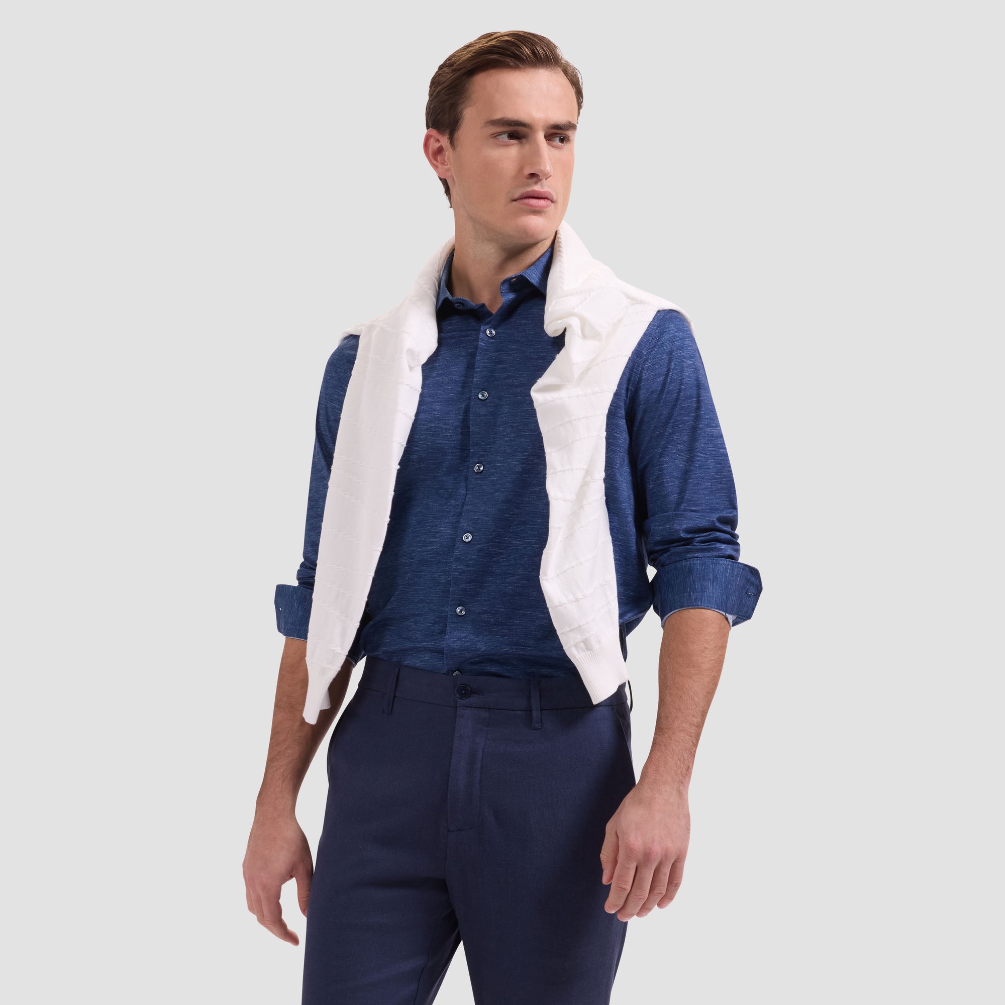 James OoohCotton Melange Shirt