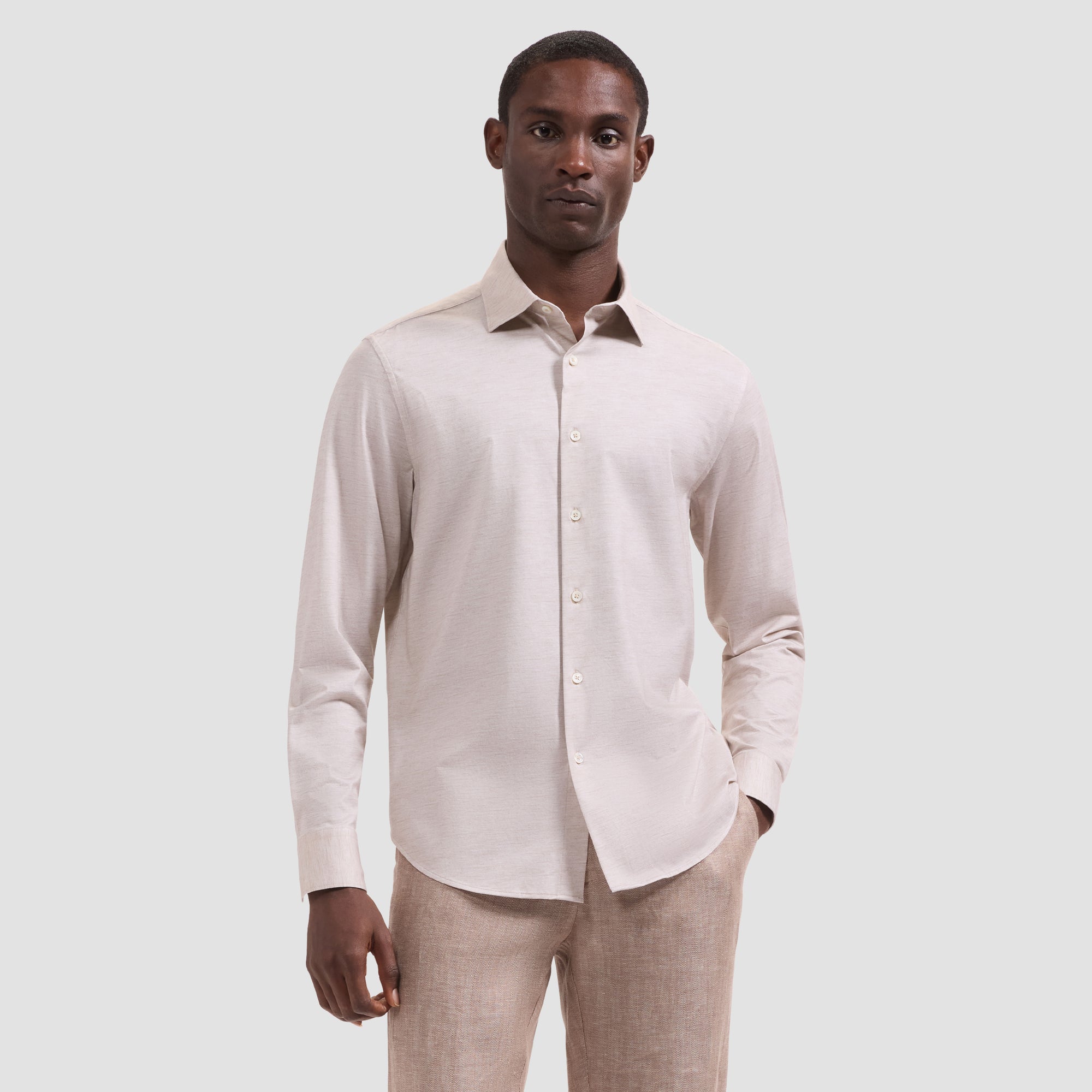 James OoohCotton Melange Shirt