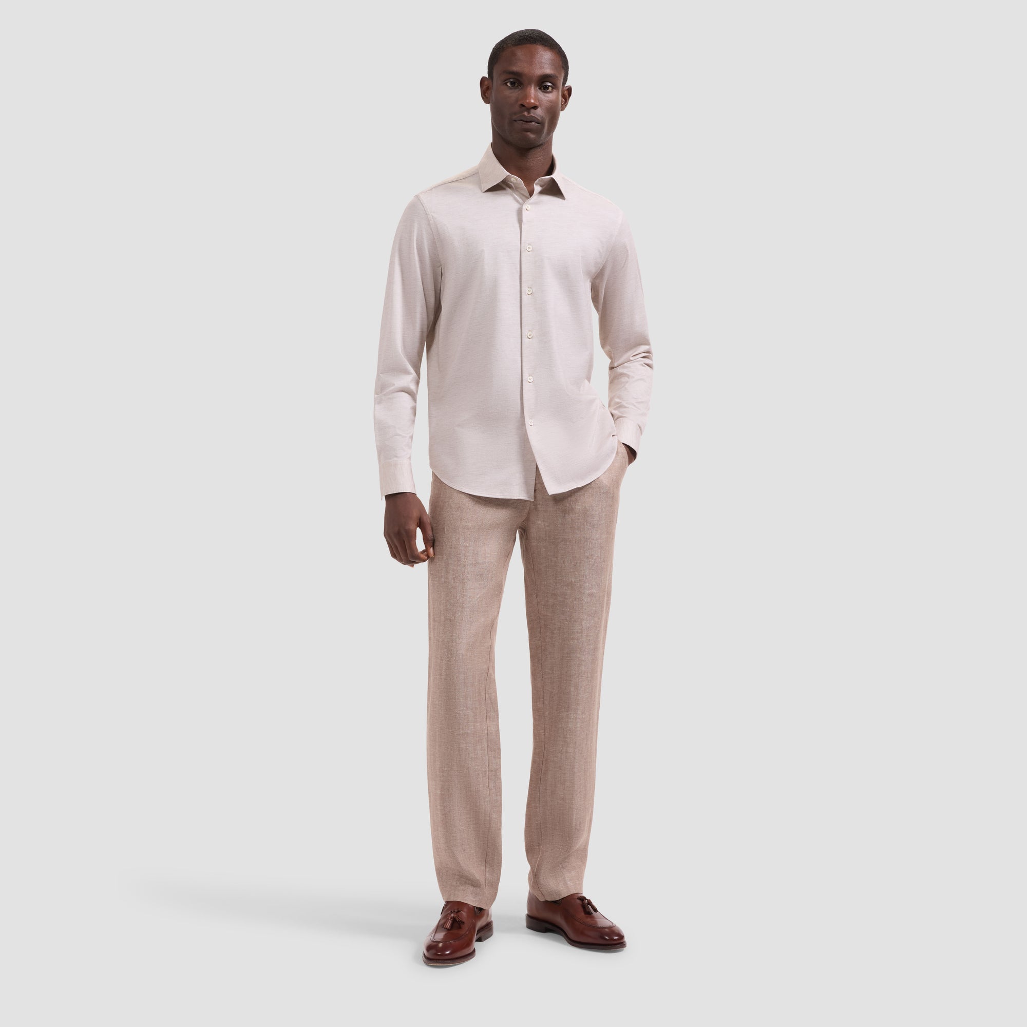 James OoohCotton Melange Shirt