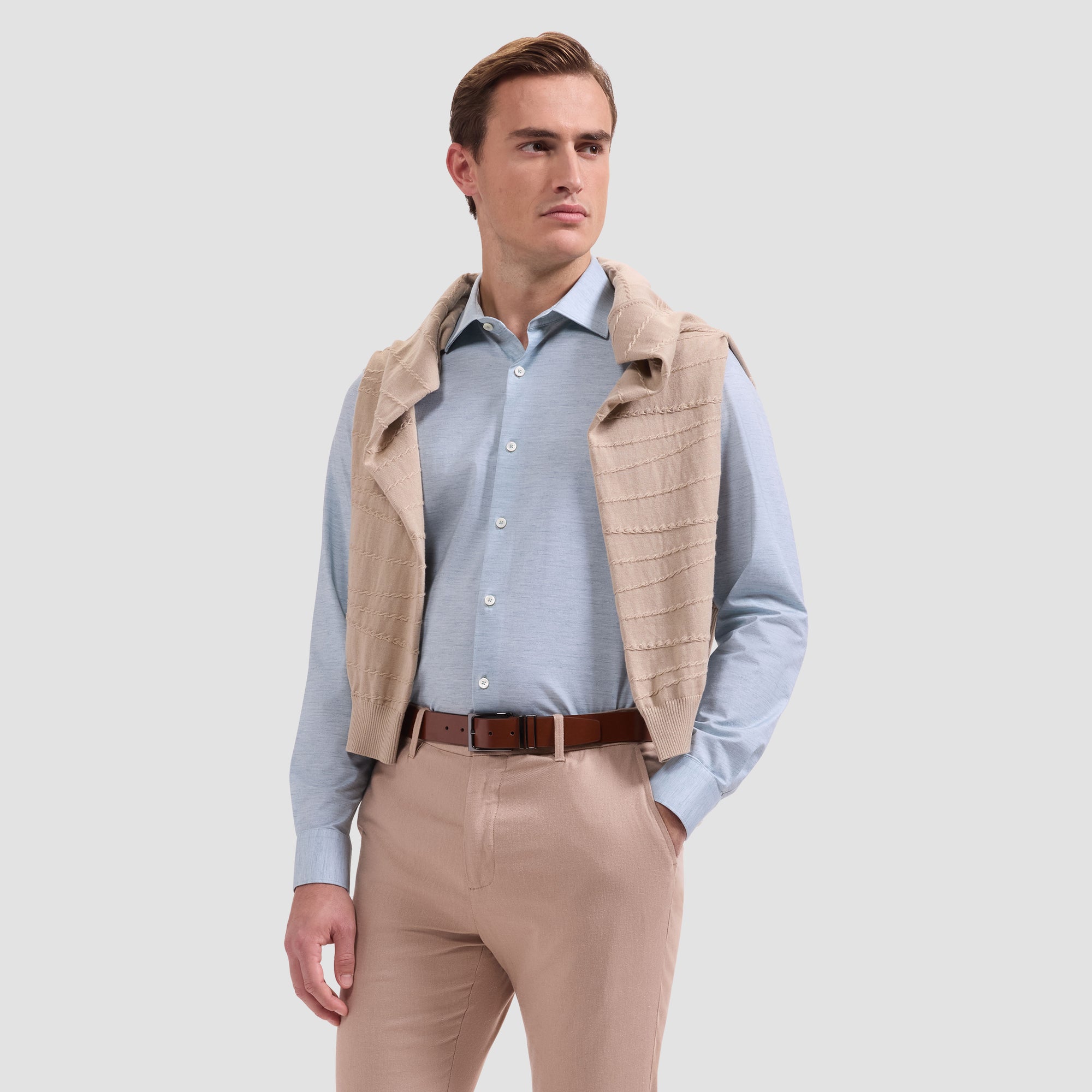 James OoohCotton Melange Shirt