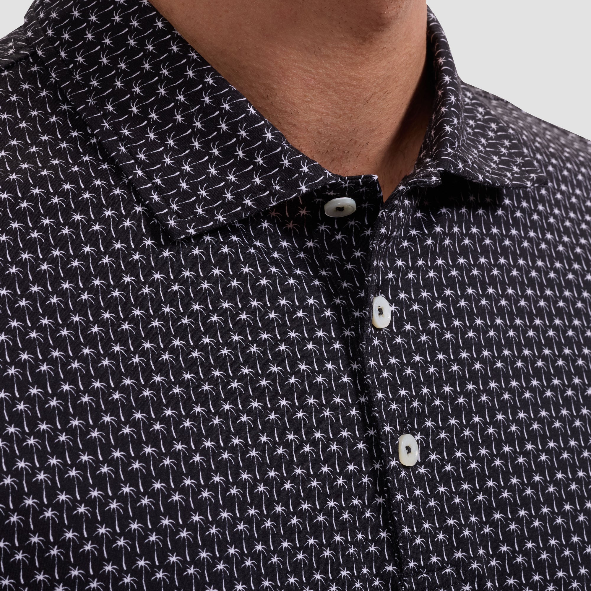 Victor OoohCotton Mini Palm Polo Shirt