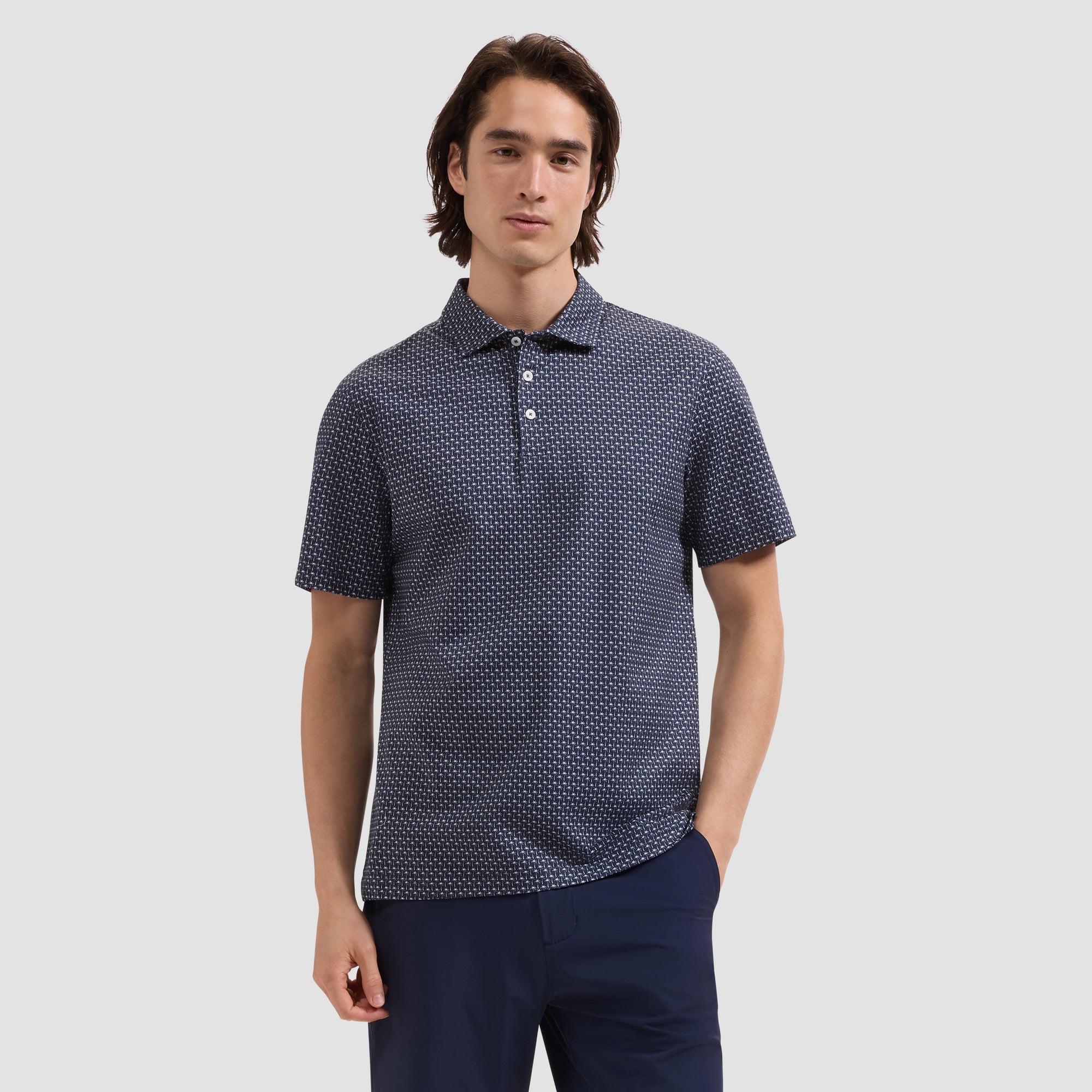 Victor OoohCotton Mini Palm Polo Shirt