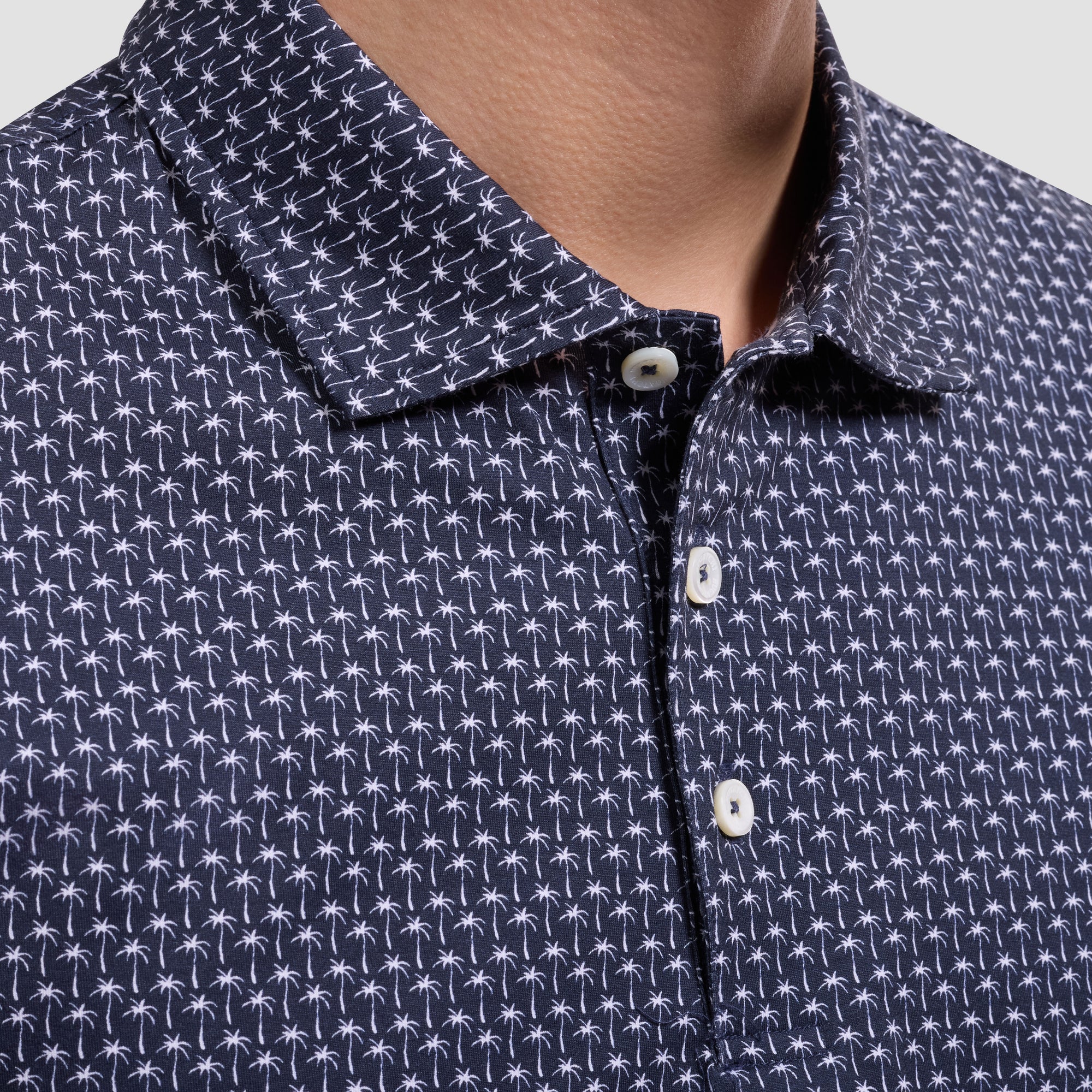 Victor OoohCotton Mini Palm Polo Shirt