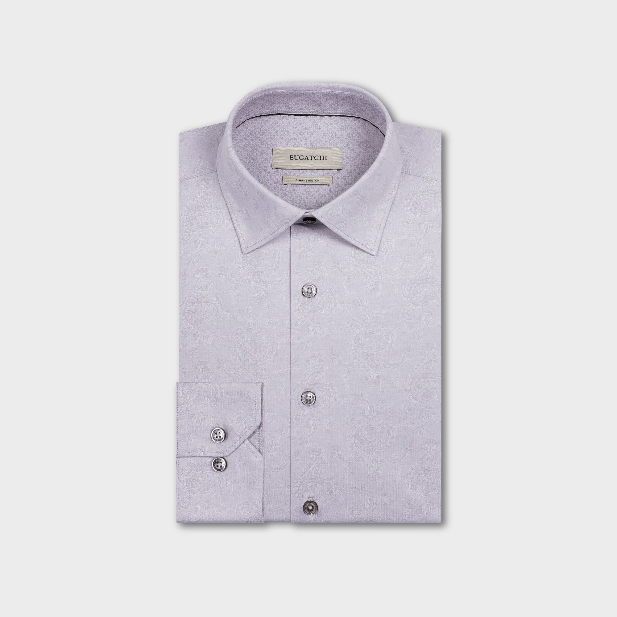 Jimmy OoohCotton Double-Sided Paisley & Floral Shirt