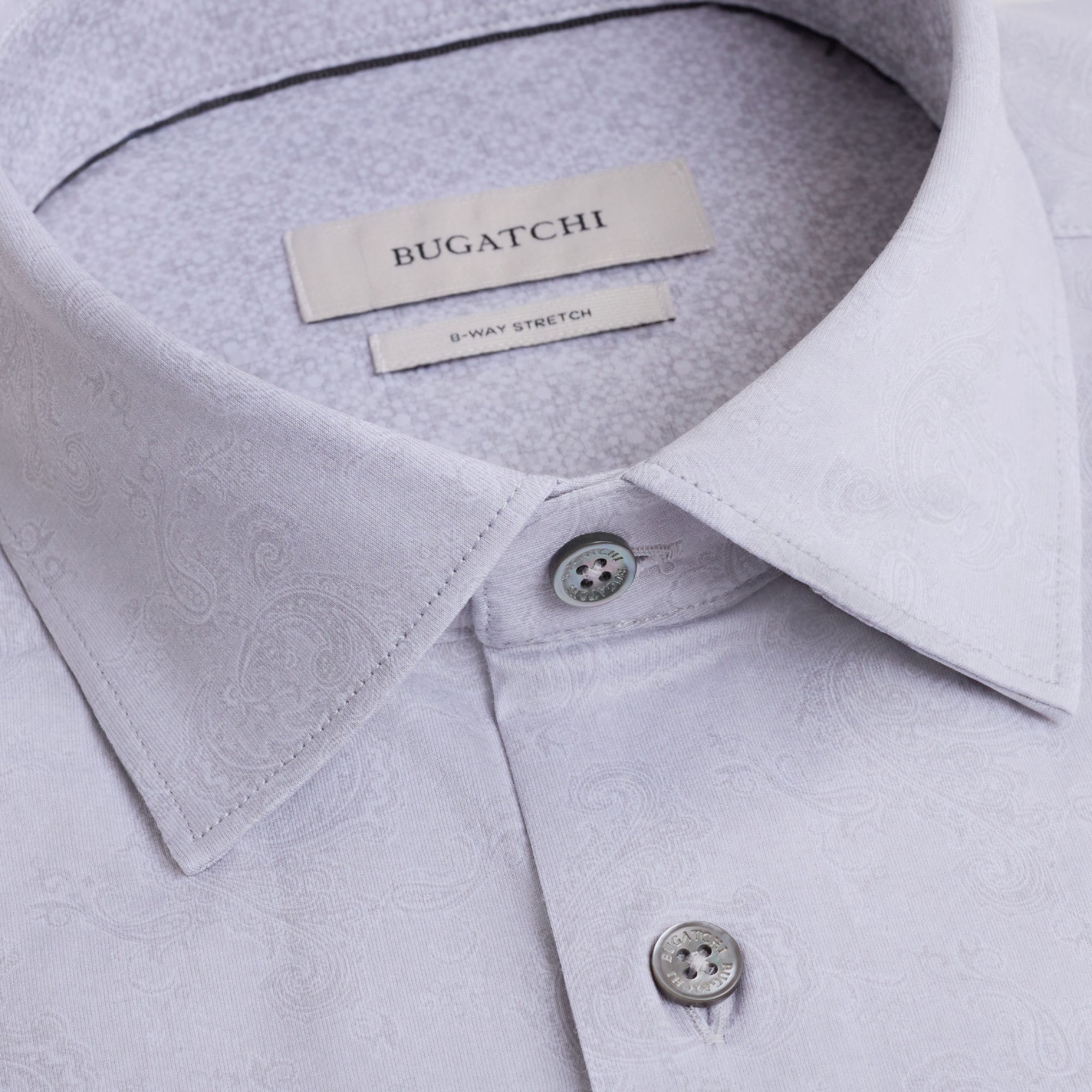 Jimmy OoohCotton Double-Sided Paisley & Floral Shirt