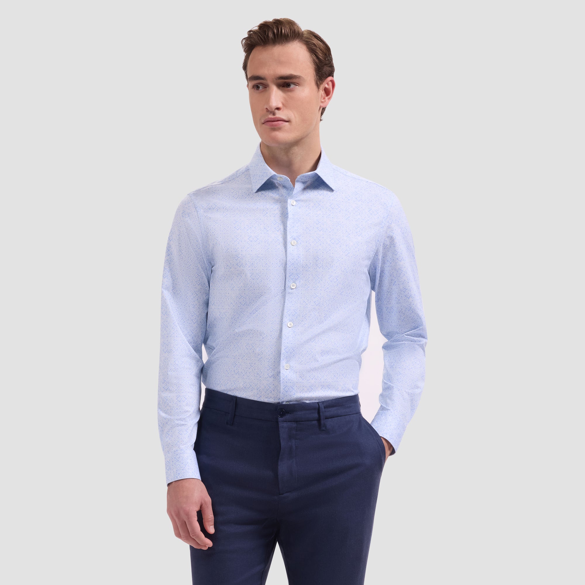 Jimmy OoohCotton Double-Sided Floral Shirt