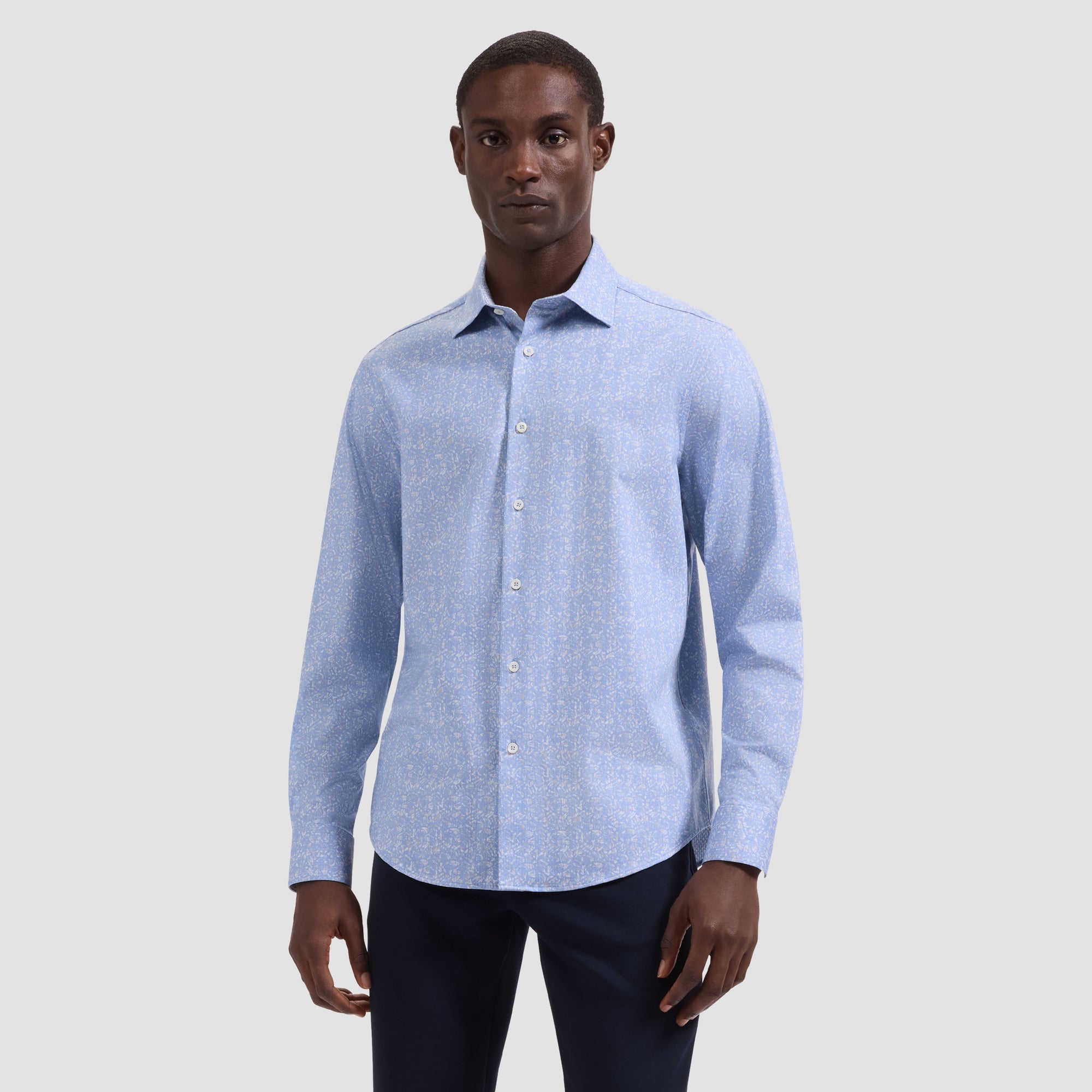 Jimmy OoohCotton Double-Sided Abstract & Geometric Shirt