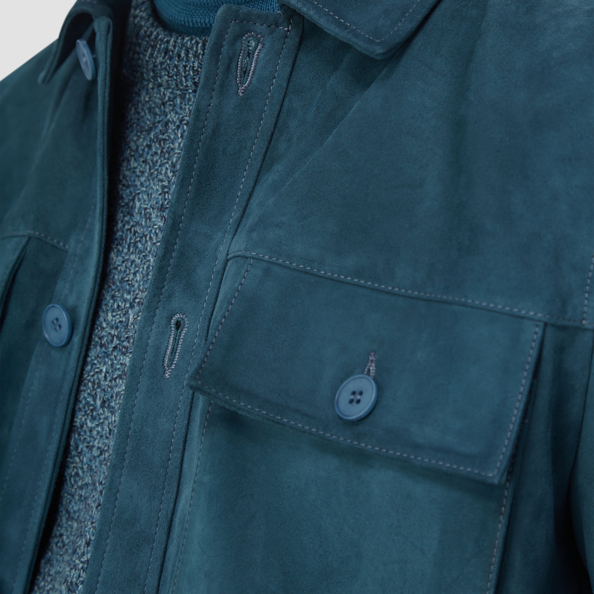 Suede Shirt Jacket