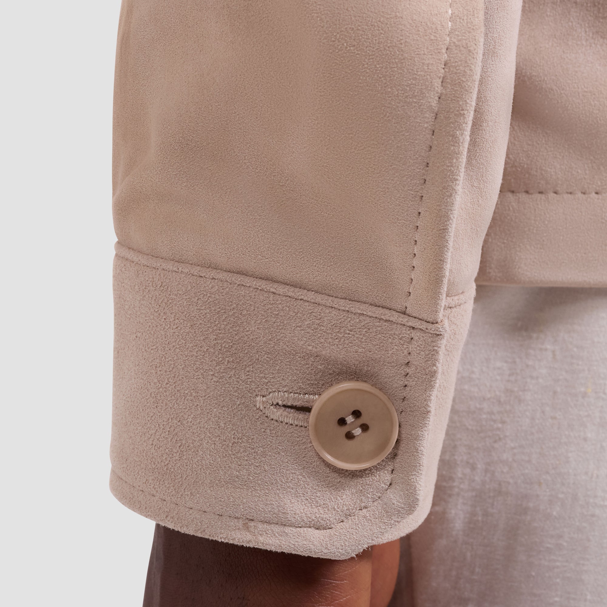 Suede Shirt Jacket