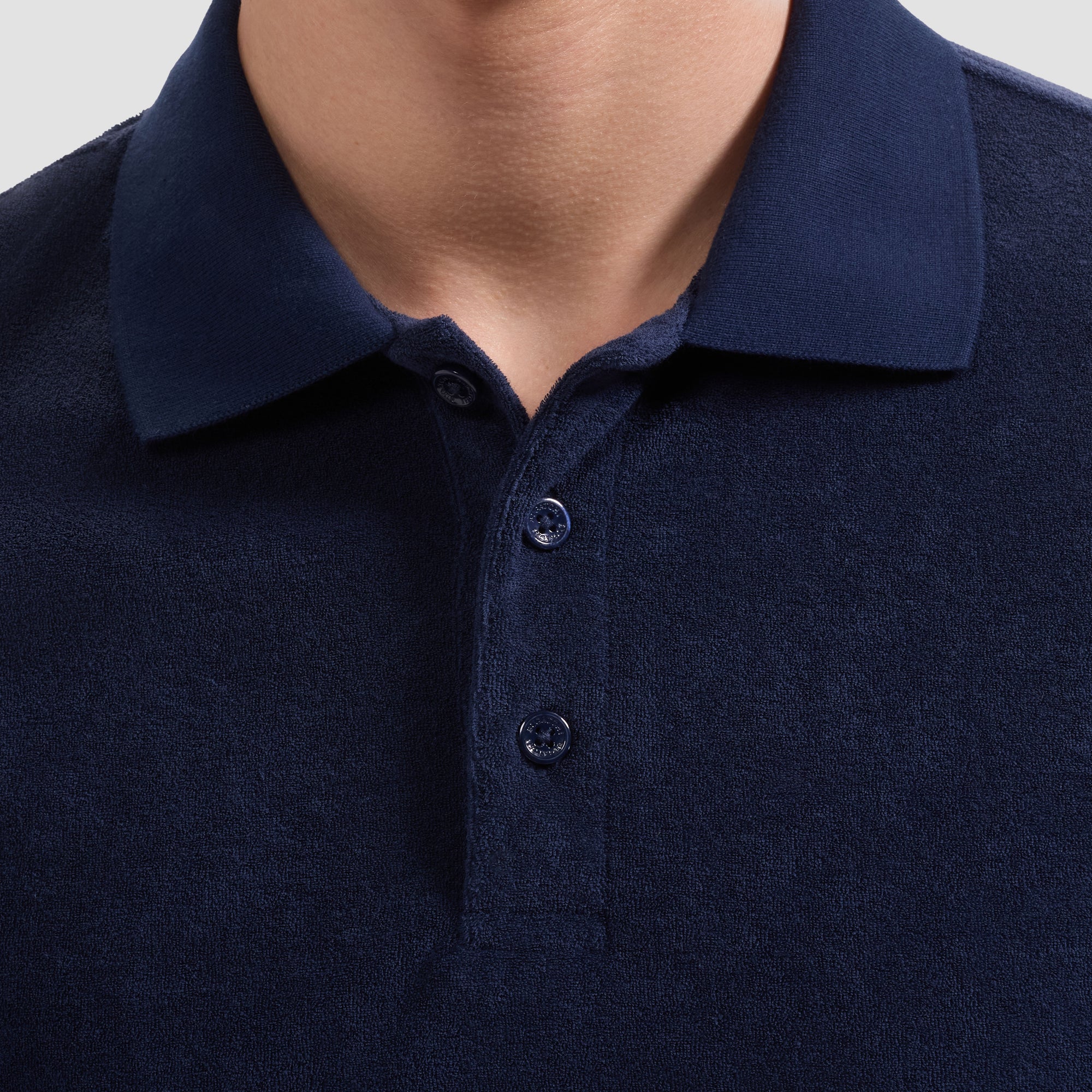 French Terry Polo Shirt