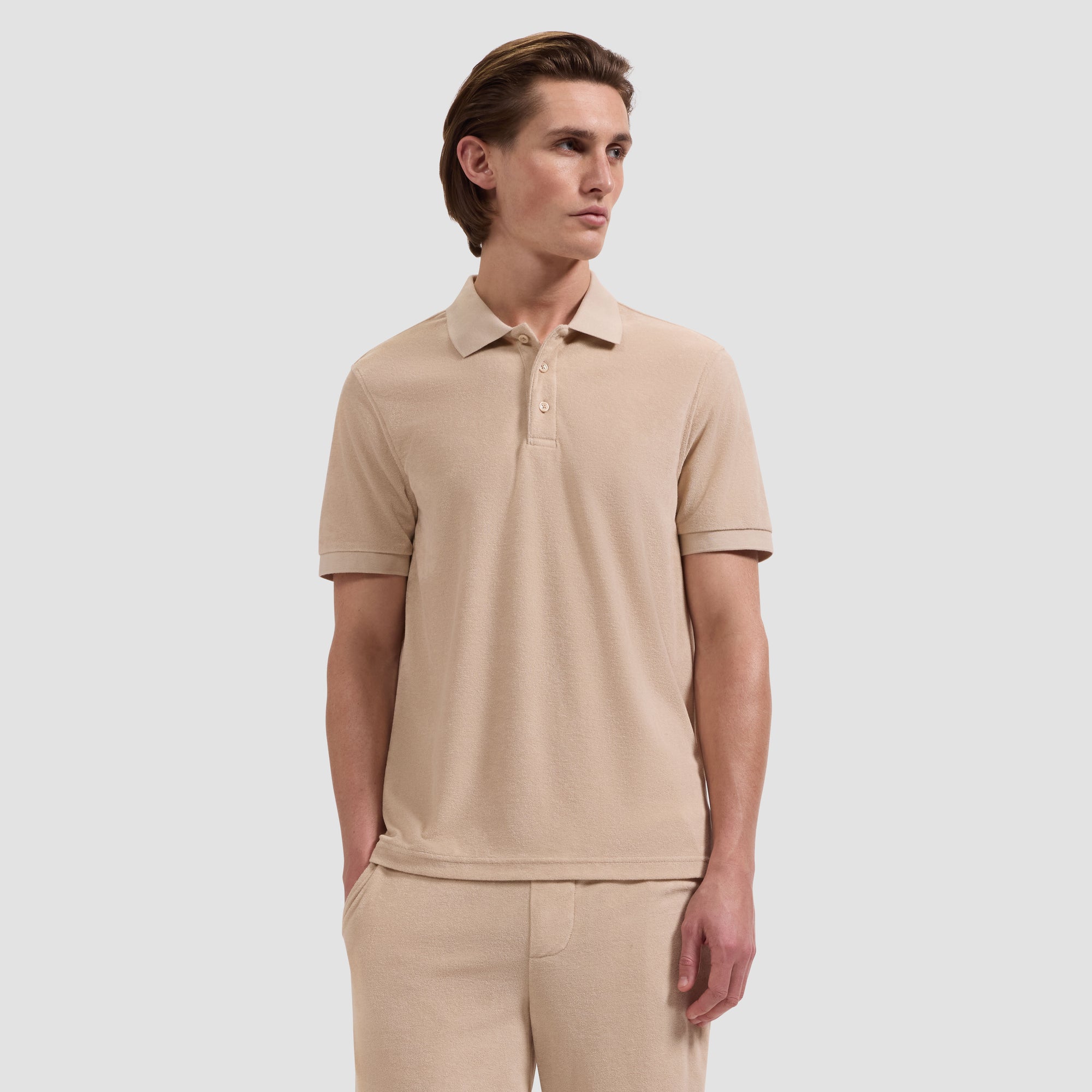 French Terry Polo Shirt