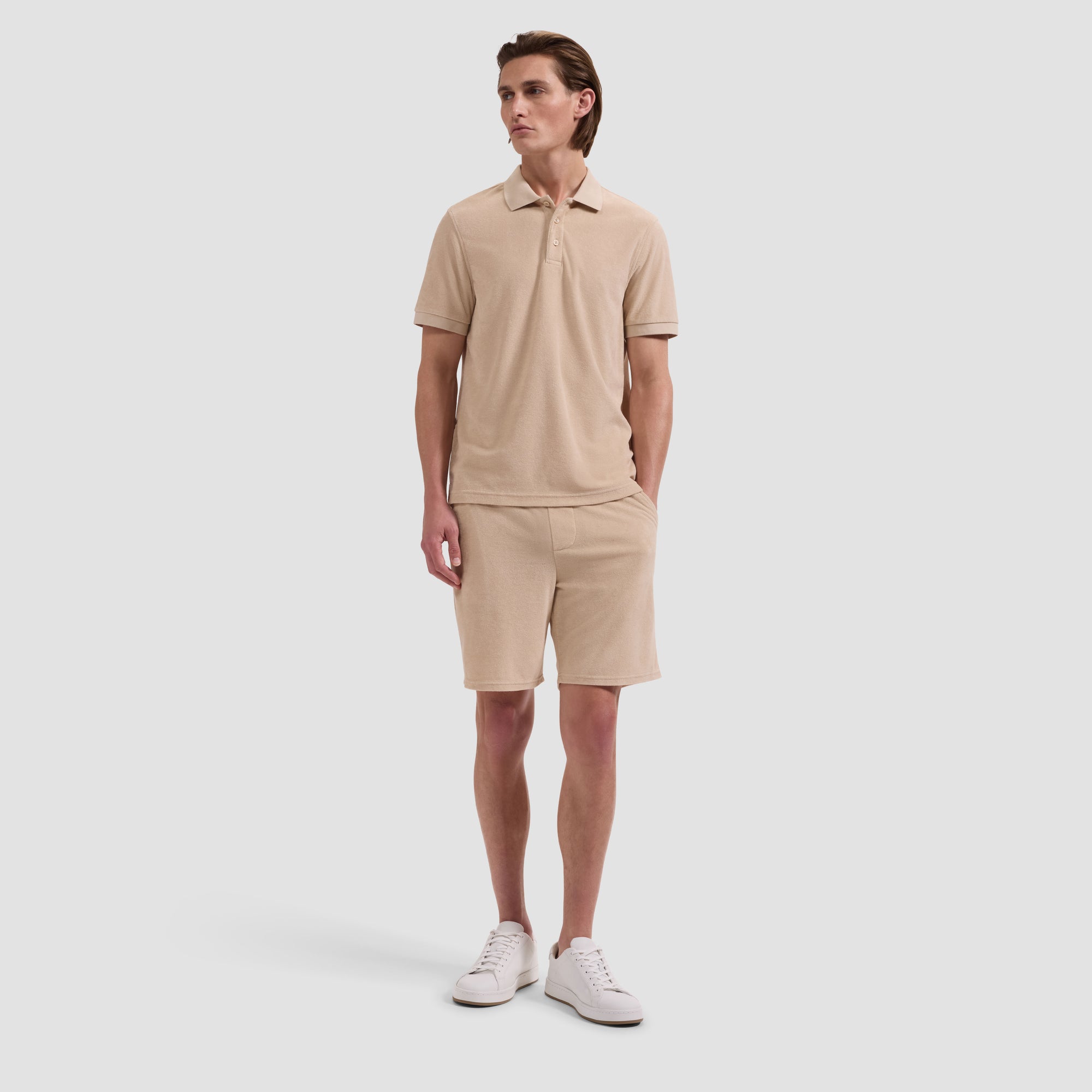 French Terry Polo Shirt